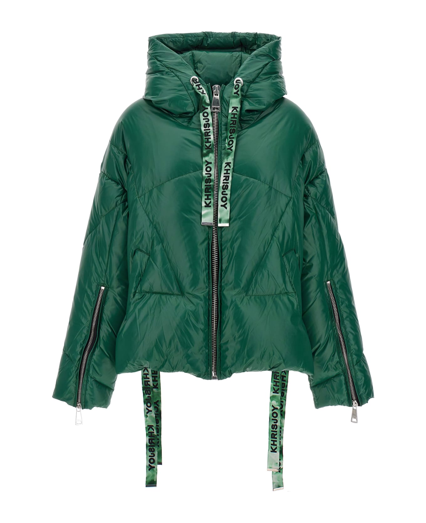 Khrisjoy 'chris Iconic Shiny' Down Jacket - Forest green