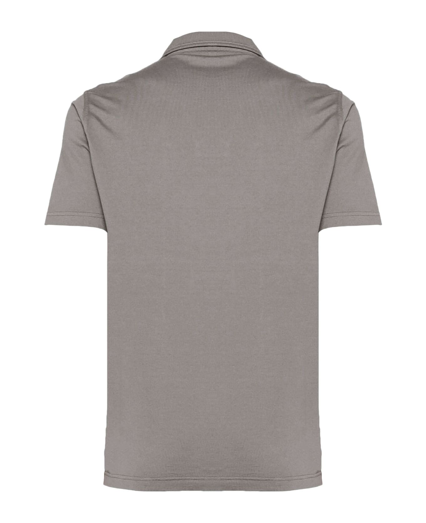 Fedeli Brown Cotton Polo Shirt - Brown ポロシャツ