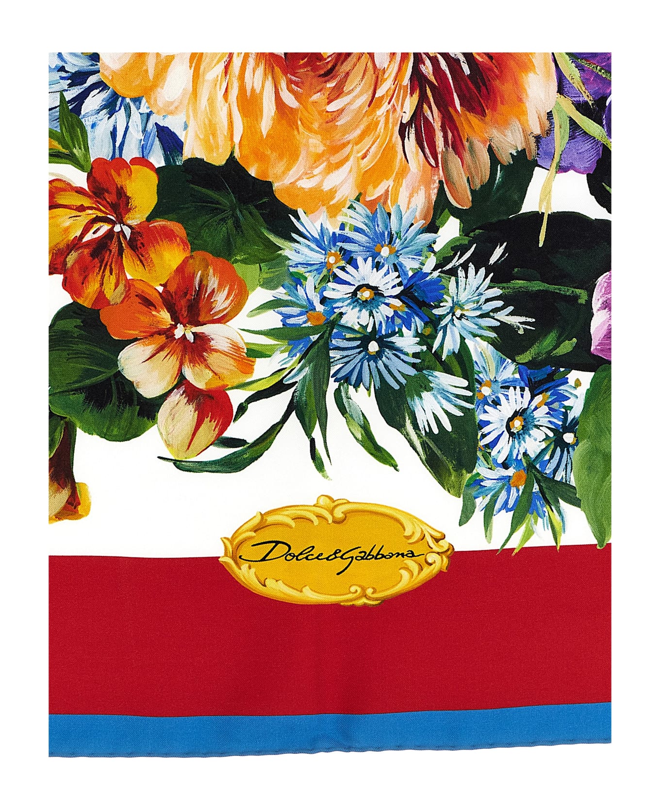 Dolce 
Gabbana Floral Print Scarf - Multicolor