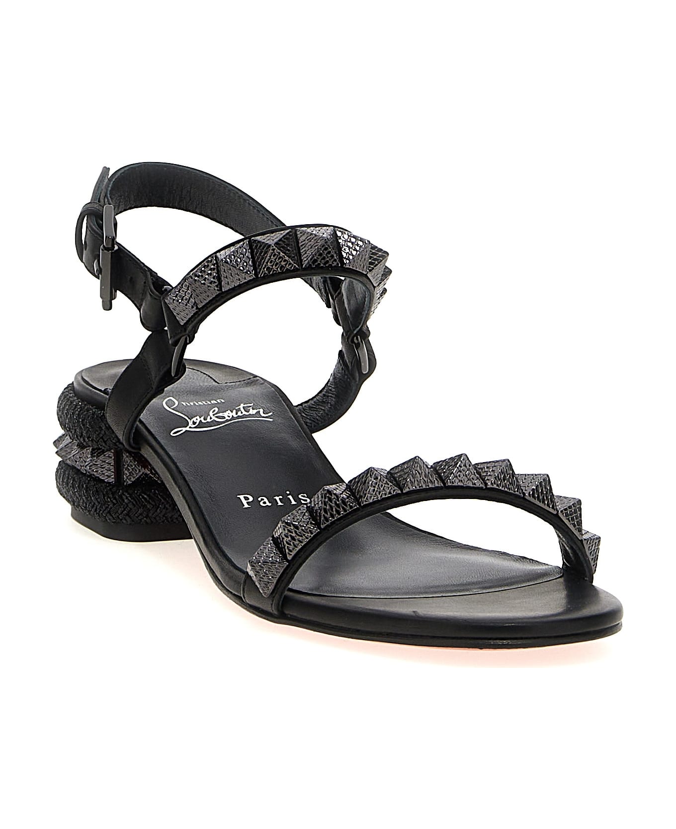 Christian Louboutin 'pyrasand' Sandals - Black  