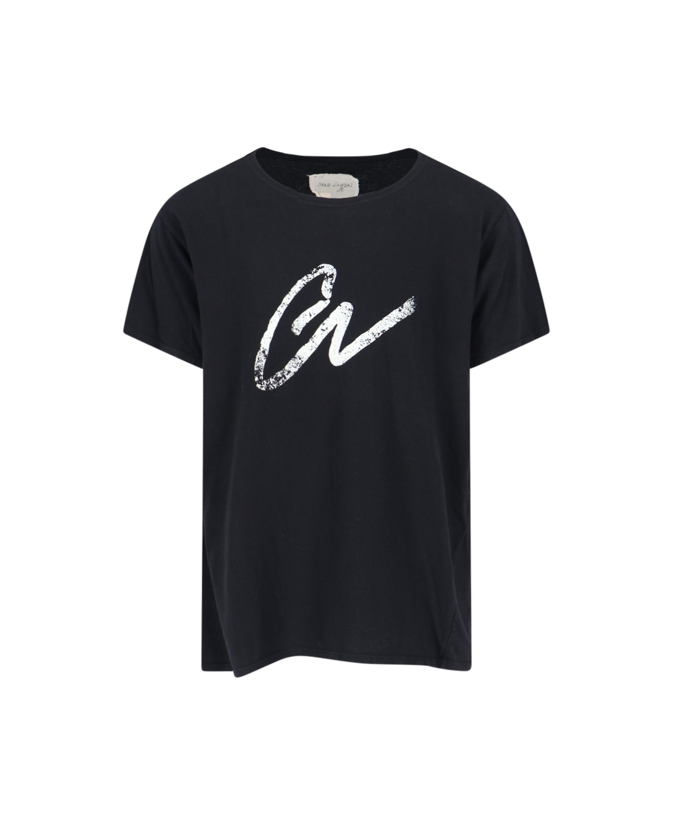 Greg Lauren 'gl' Print T-shirt - Black  