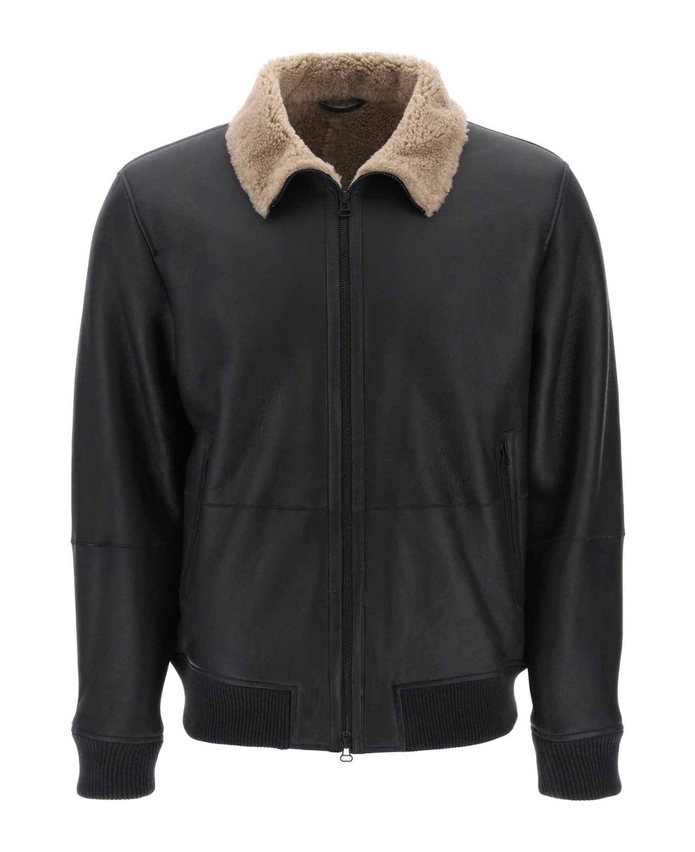 Closed Shearling Bomber Jacket - RICH (Brown)