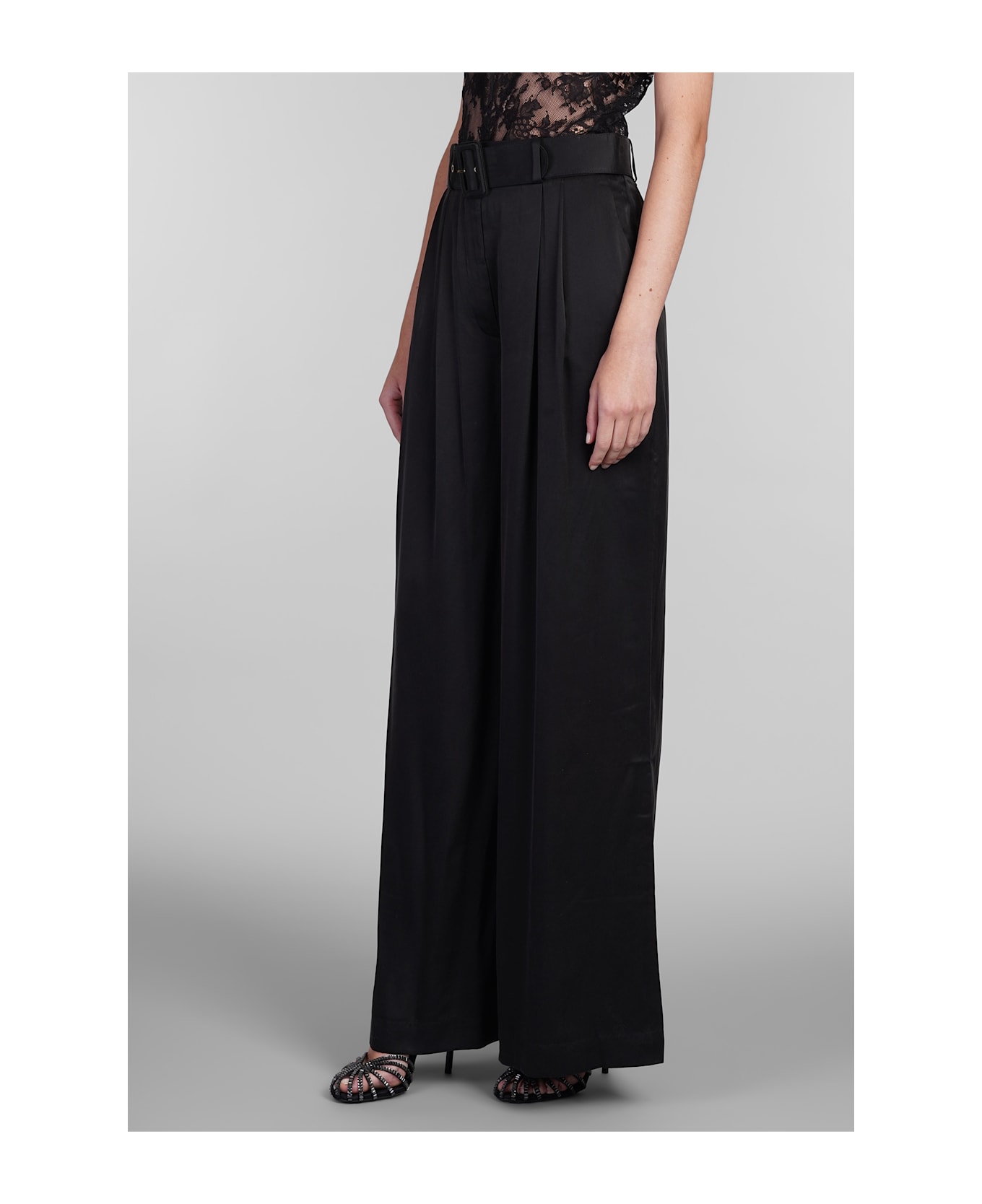 Zimmermann Pleated Tuck Pants - BLACK