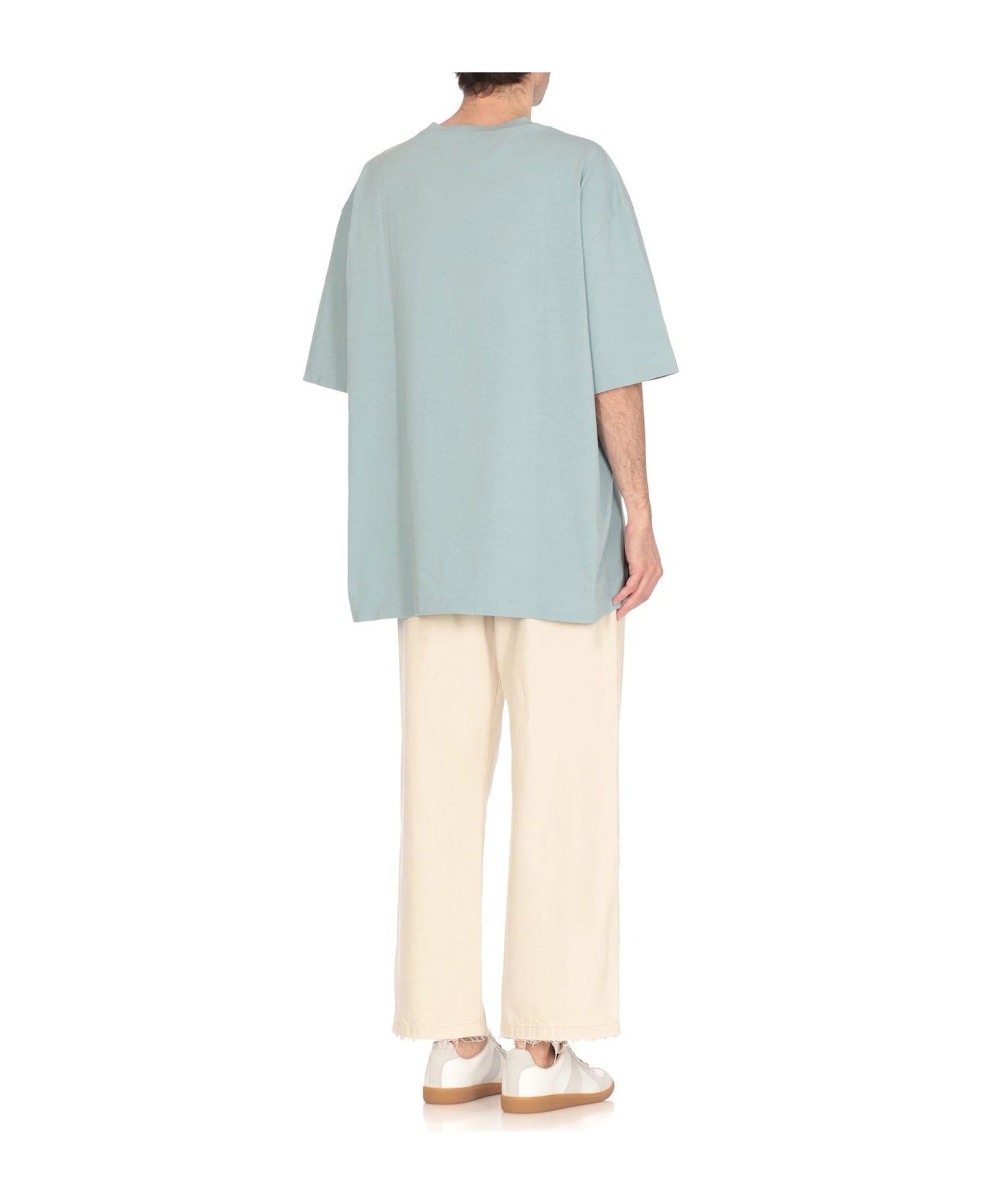 Maison Margiela Numbers-motif Crewneck T-shirt - Blu シャツ