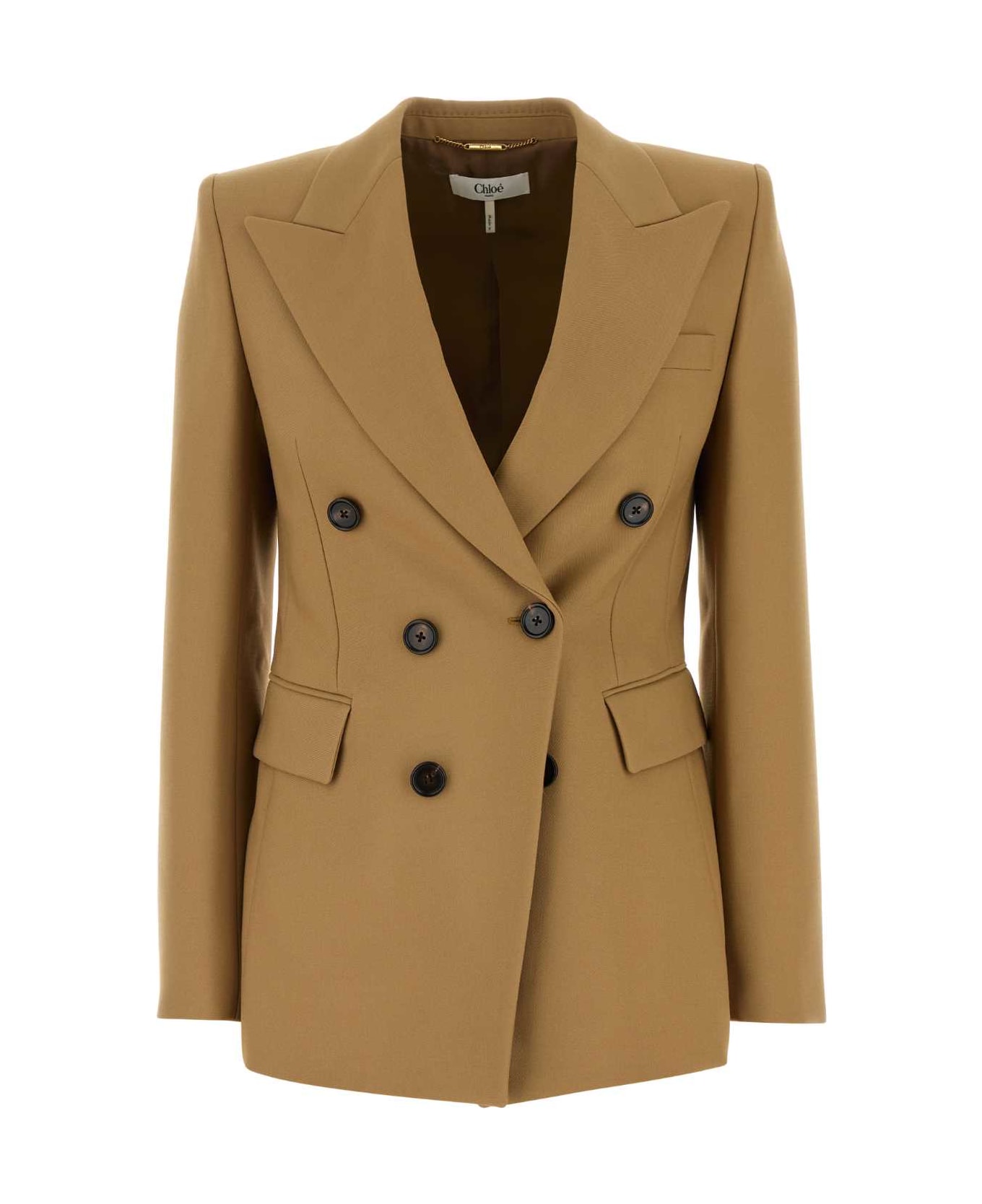 Chloé Camel Wool Blazer - NUT