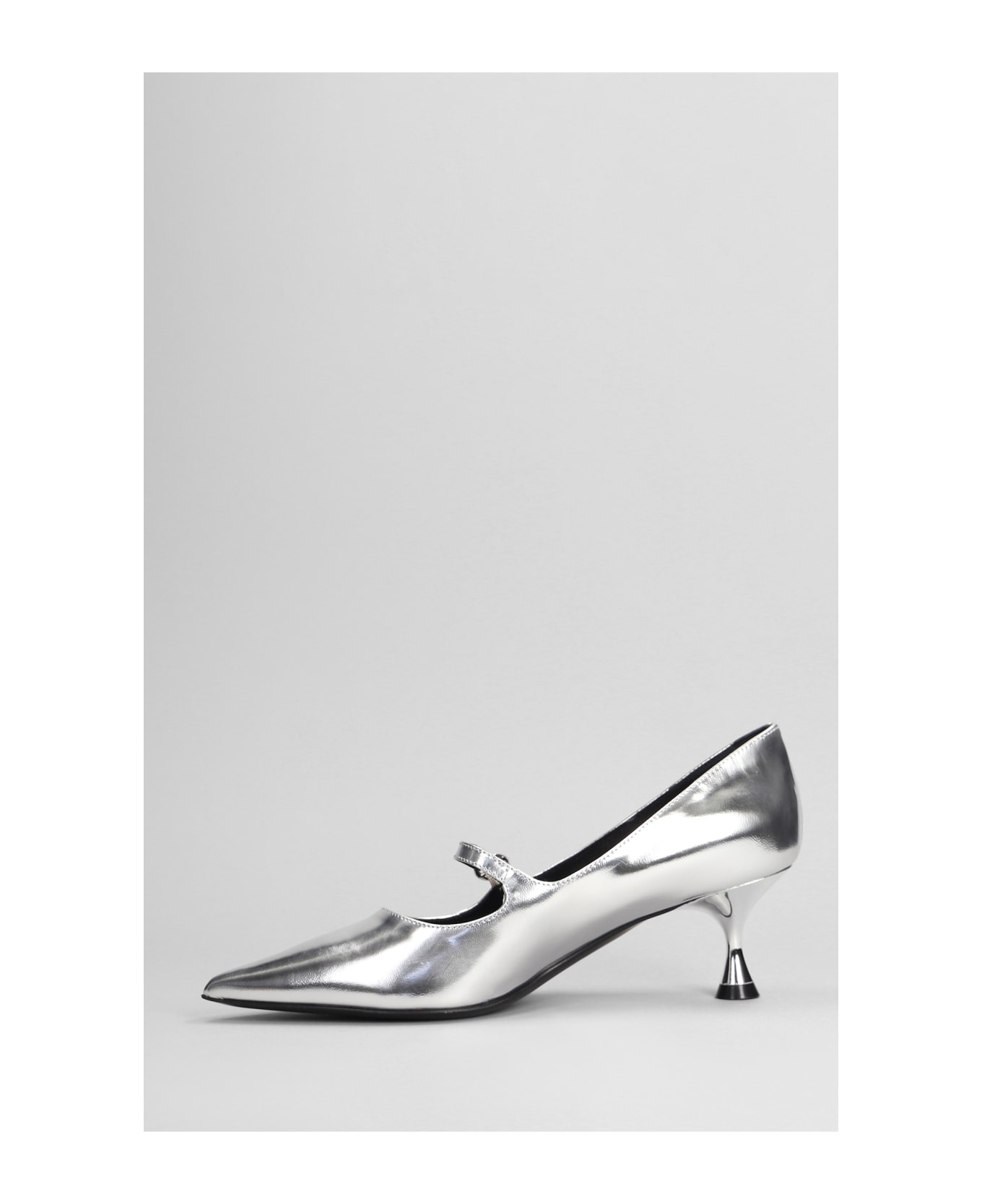 Marc Ellis Pumps In Silver Leather - silver