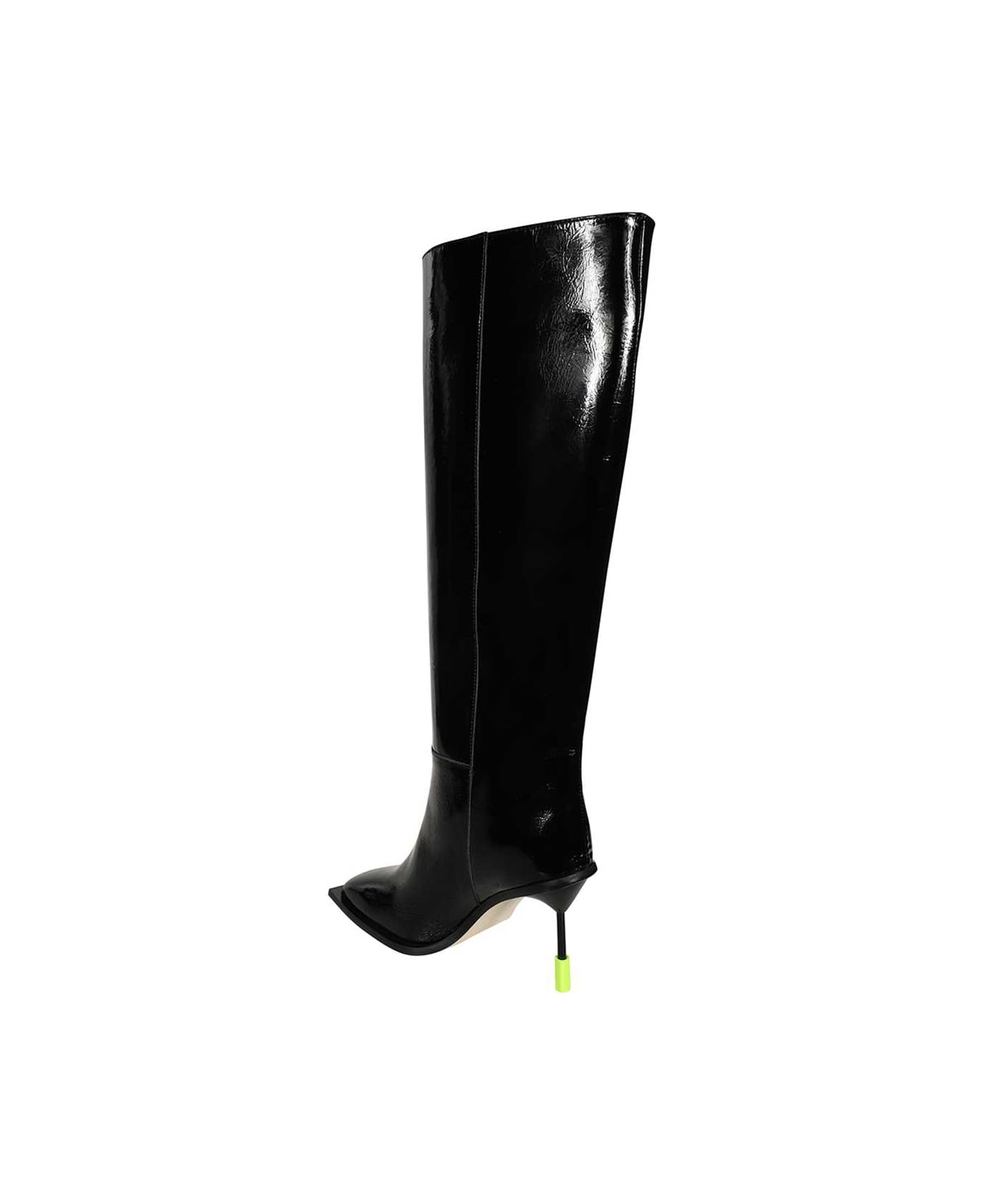 MSGM Leather Boots - black