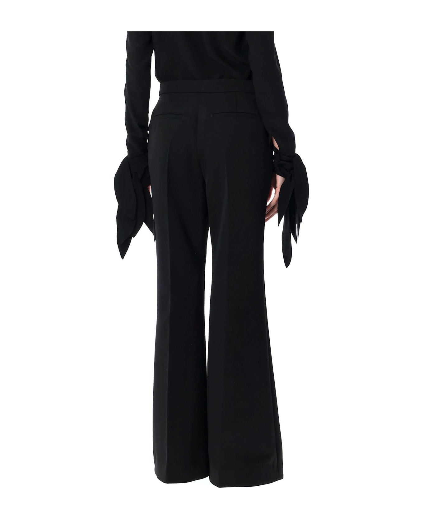 Givenchy Flaired Wool Pants - Black