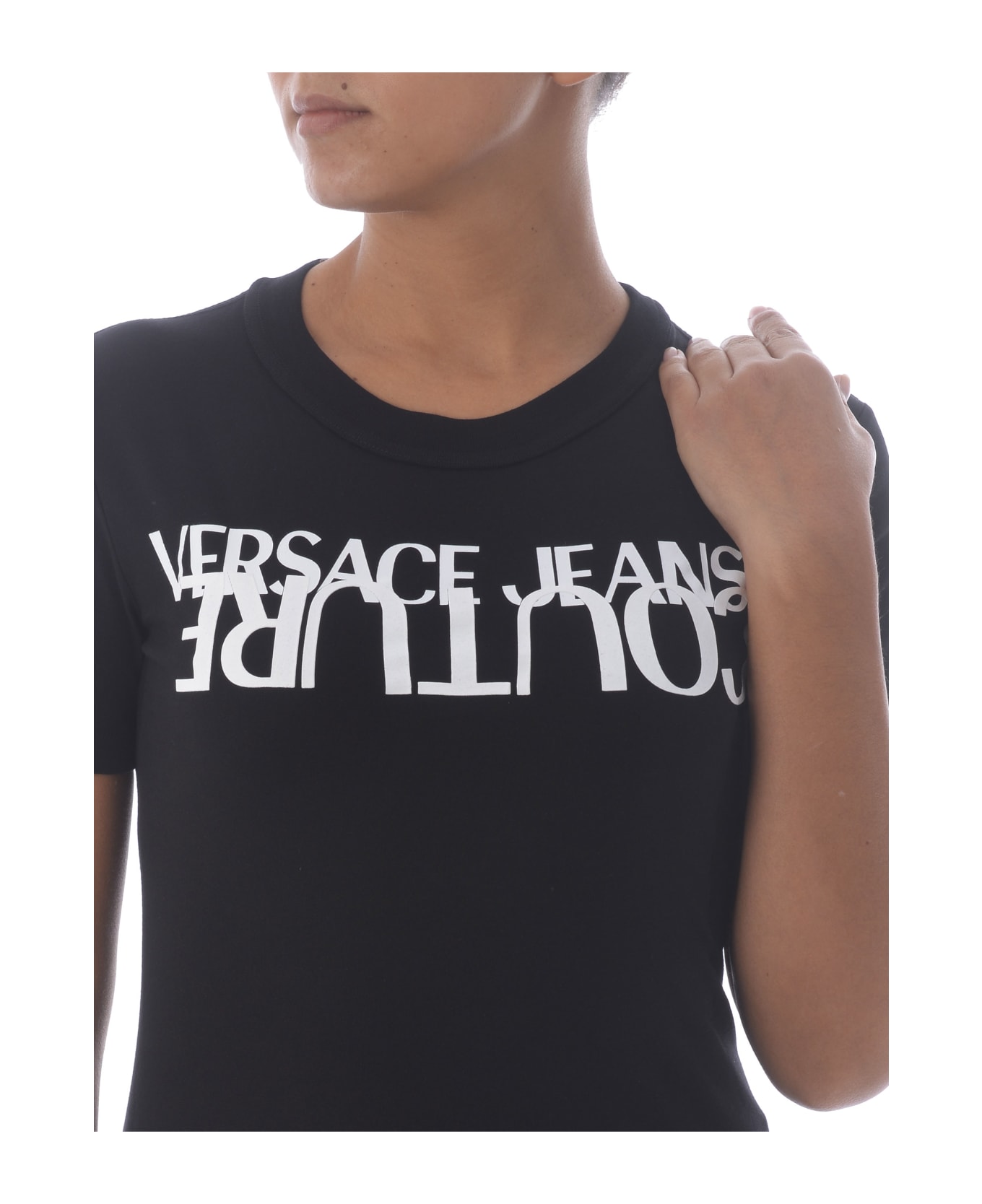 Versace Jeans Couture Cotton T-shirt - Nero