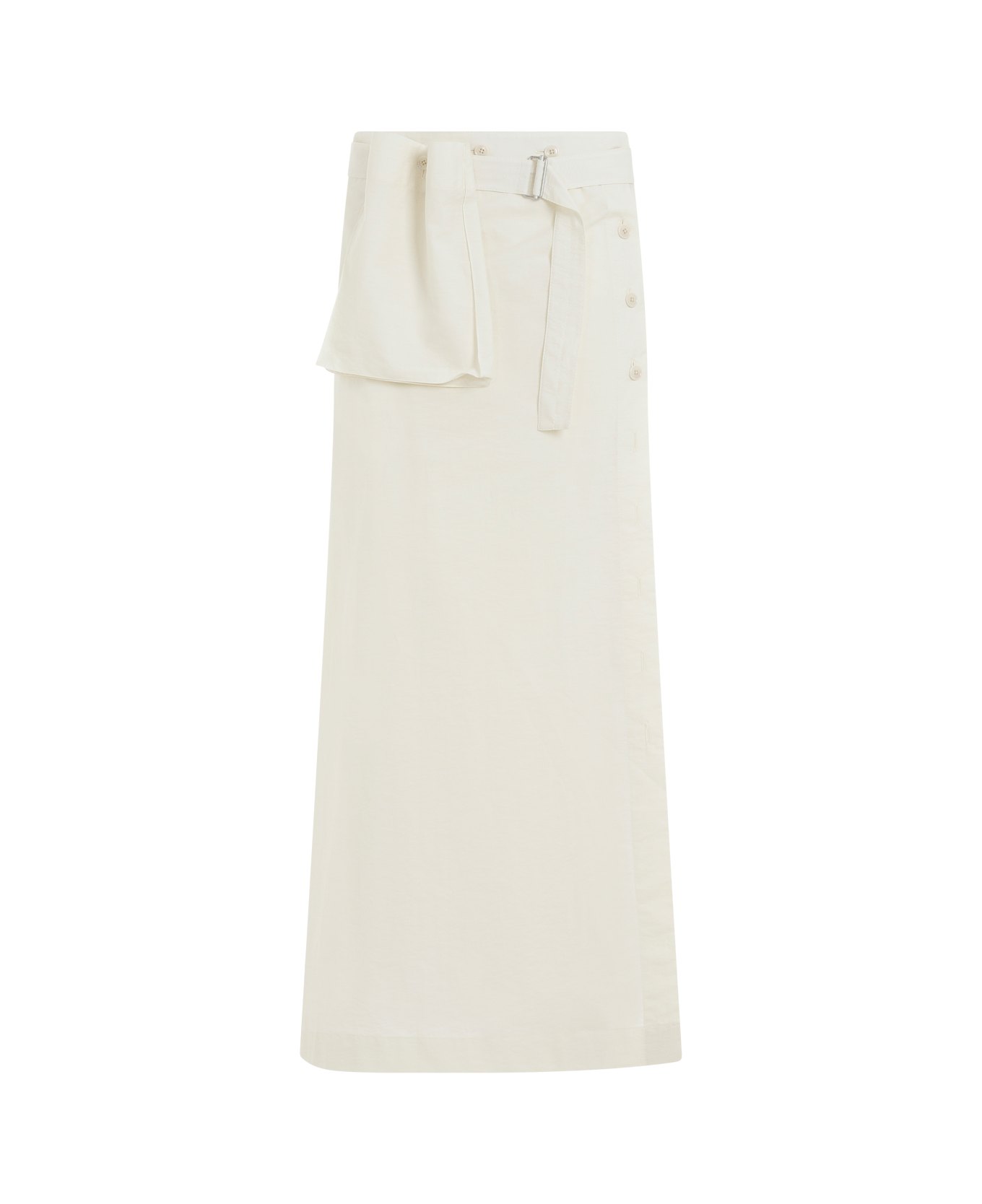 Lemaire Long Wrap Skirt - Lemon Glaze