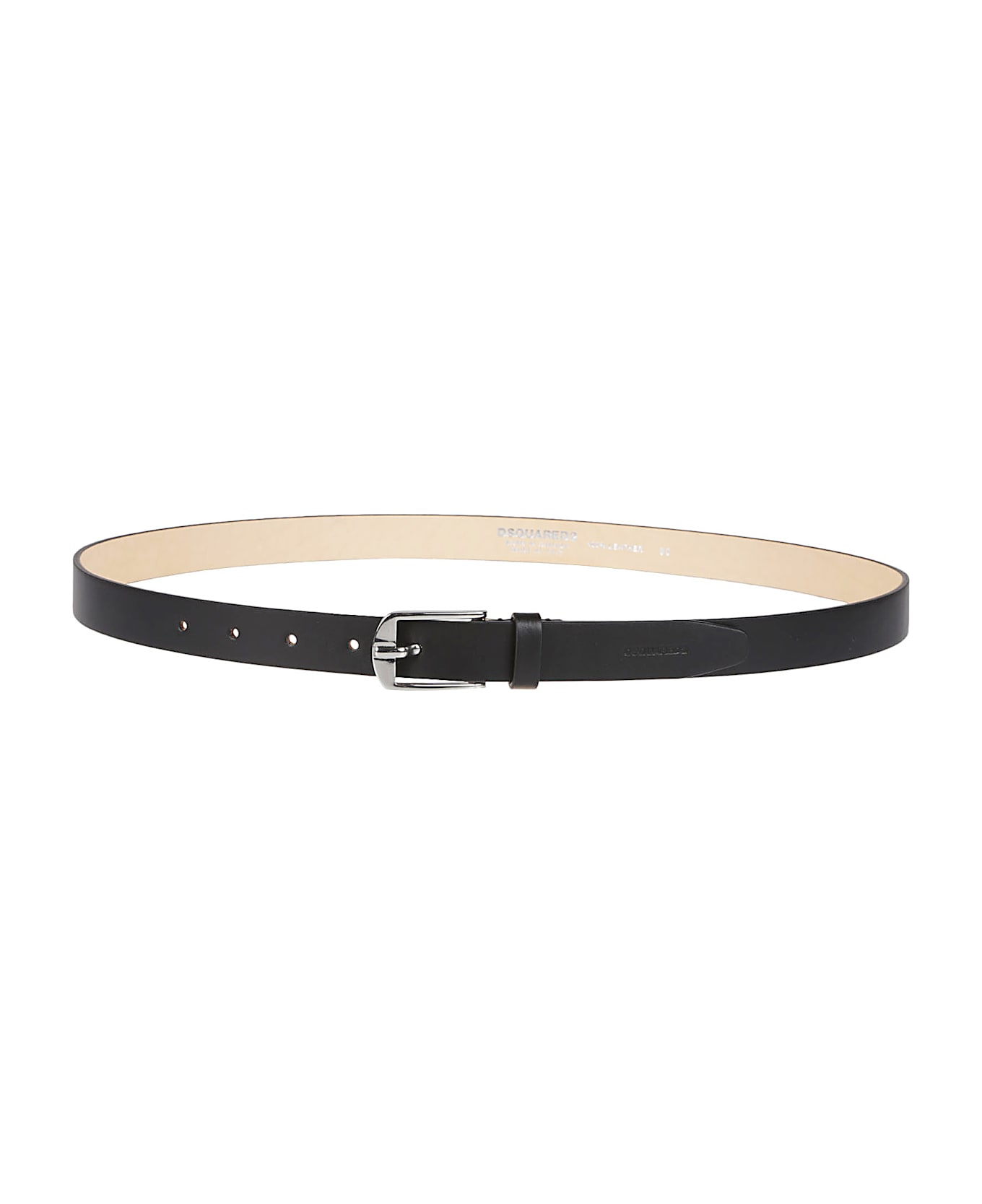 Dsquared2 Classic Buckle Belt - Nero/palladium