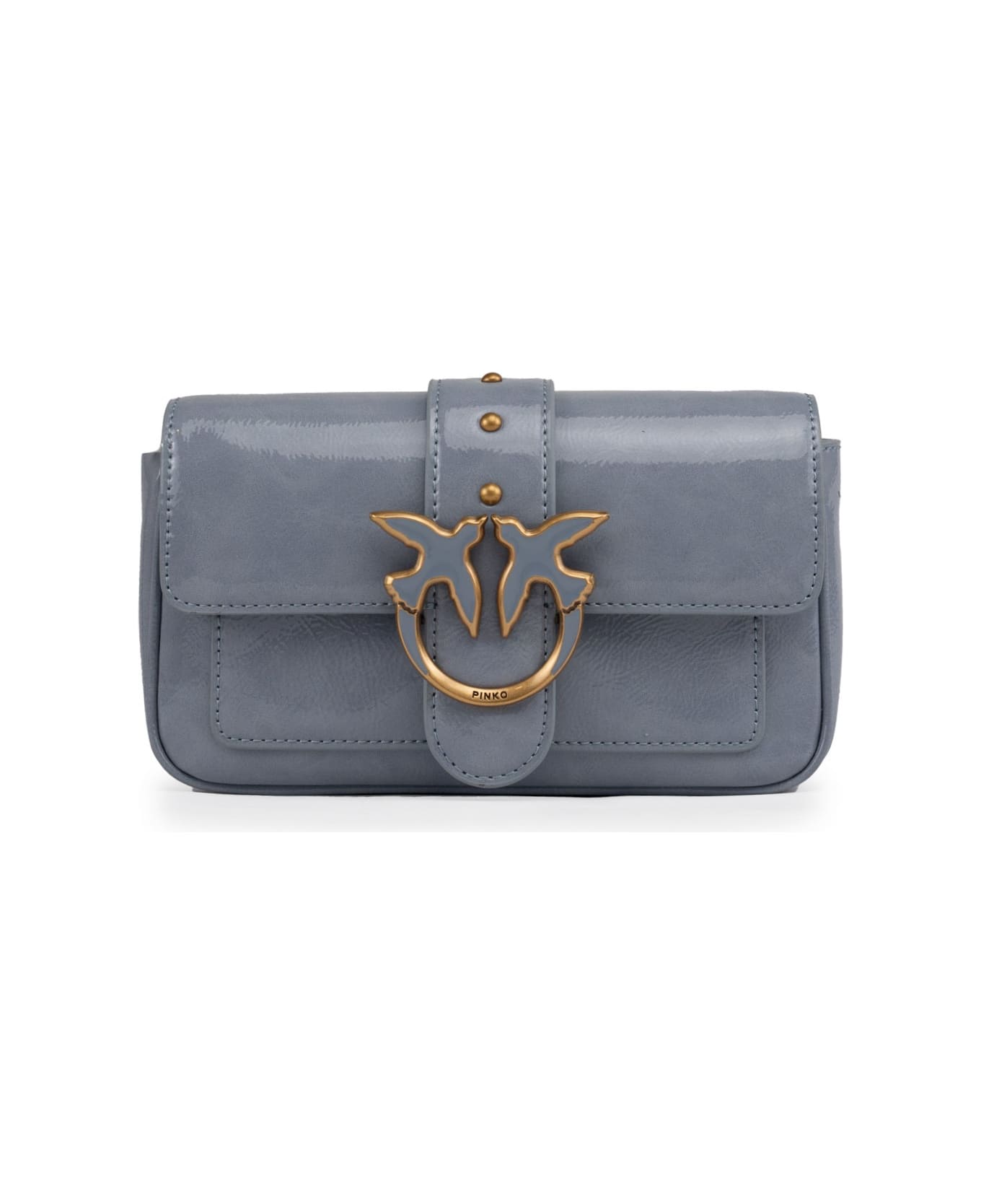 Pinko Borsa Poket Love One Simply Recycled - Clear Blue