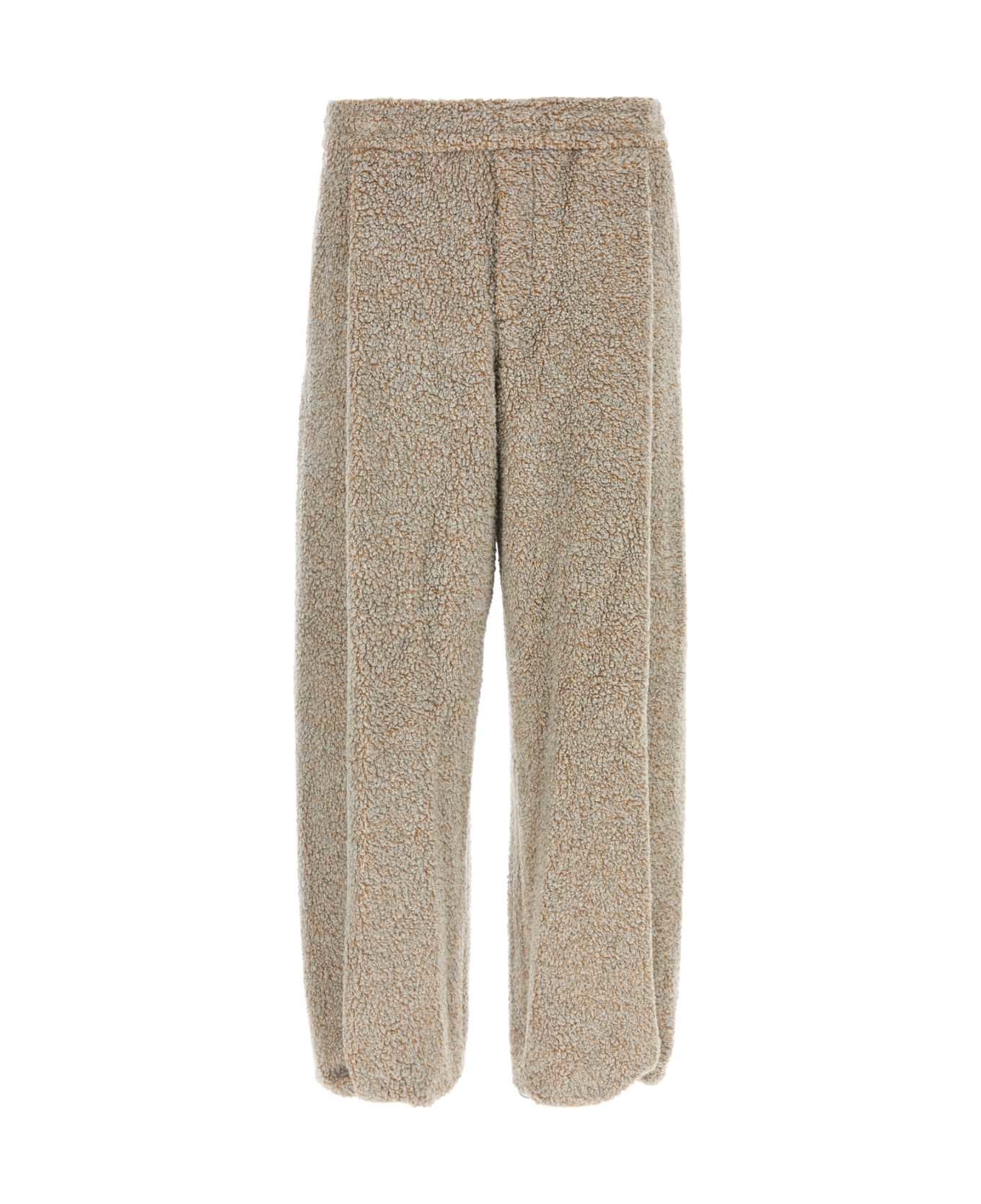 WOOYOUNGMI Two-tone Cotton Blend Joggers - GREY