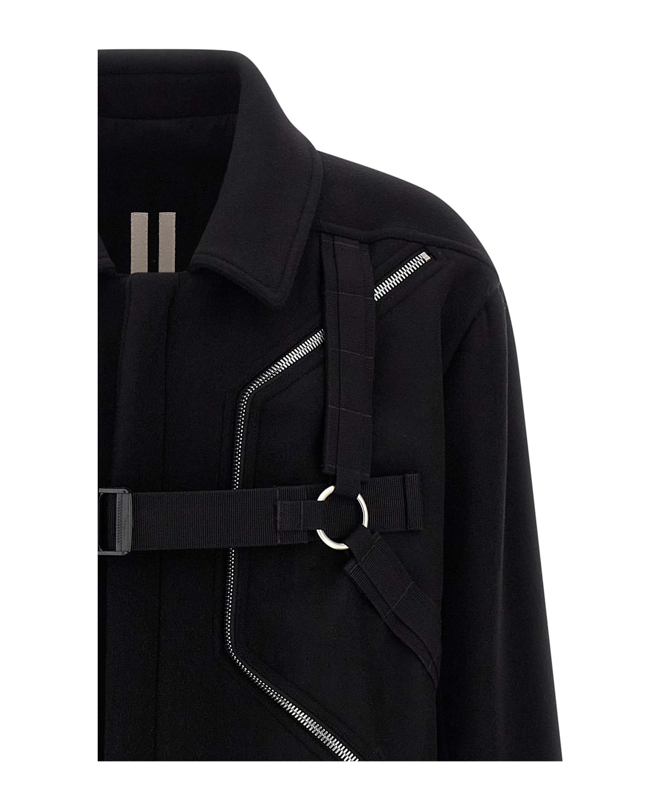 Rick Owens 
blixa Jumbo Mac
 Coat - Black  