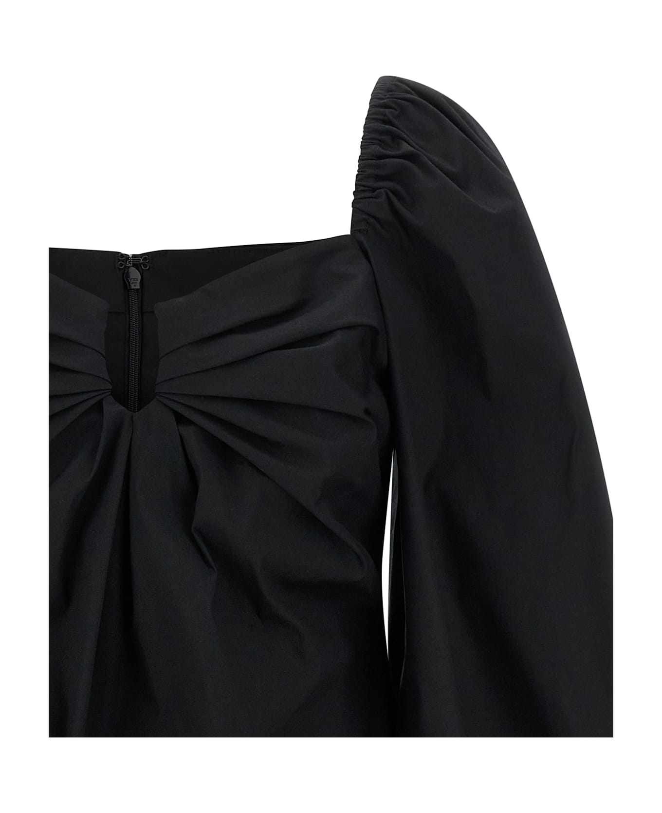 Carolina Herrera 
puff
 Sleeve Top - Black  