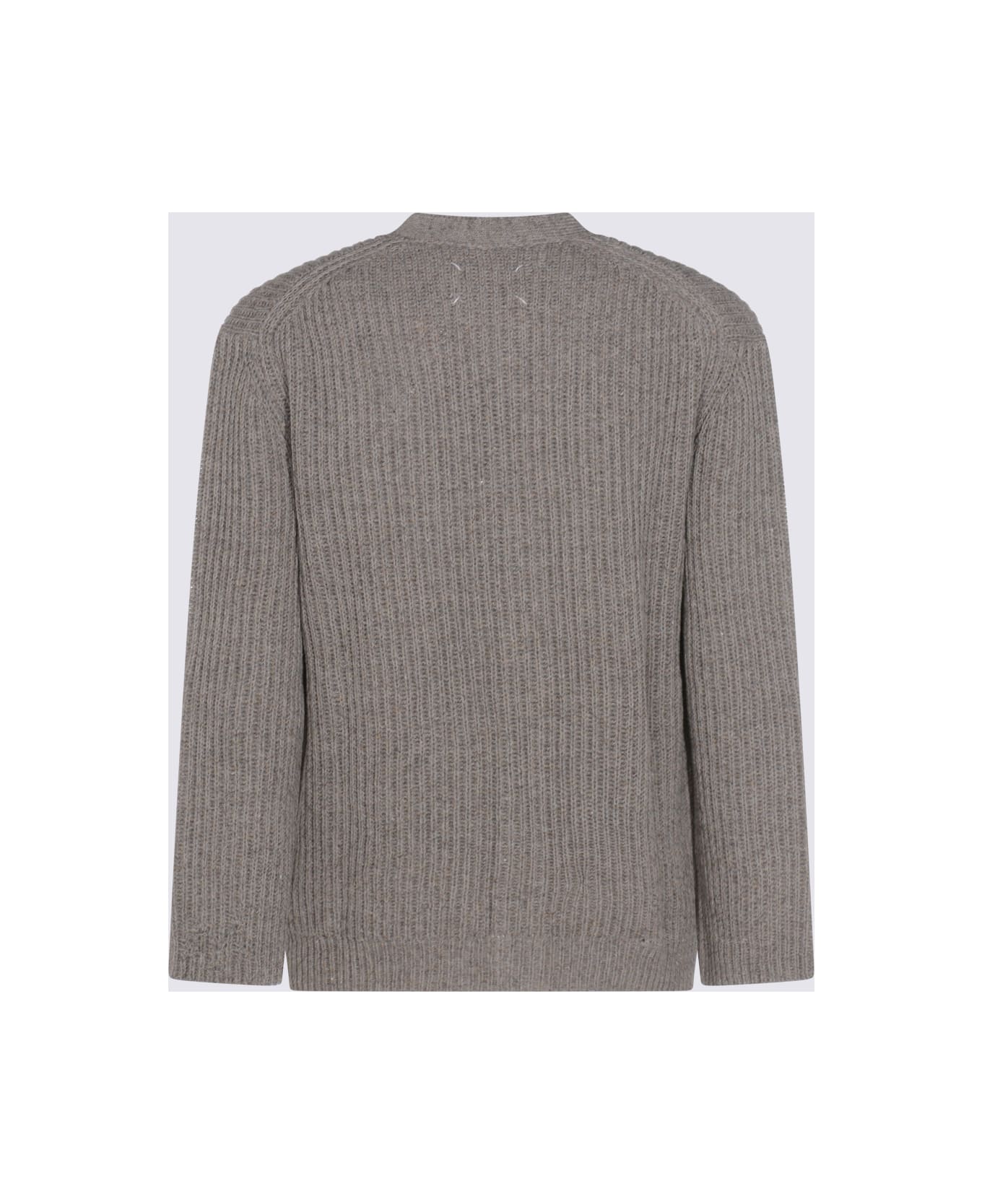 Maison Margiela Grey Wool Knitwear - WALNUT
