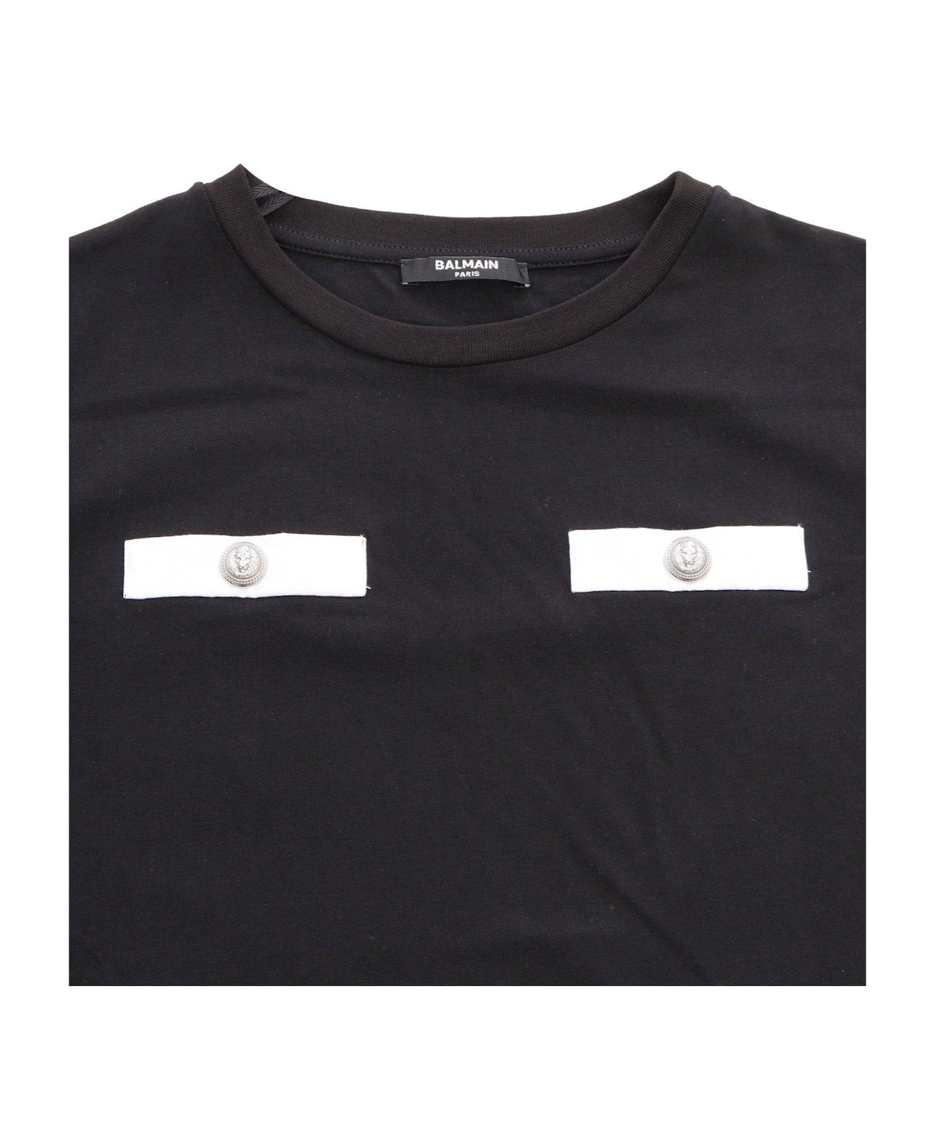 Balmain Logo-printed Crewneck T-shirt - Bc
