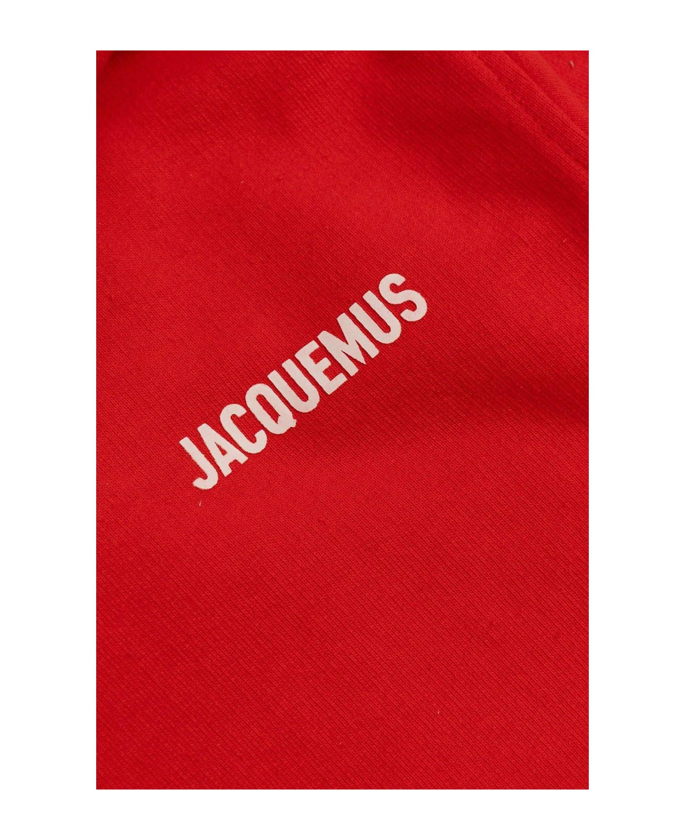 Jacquemus L'enfant Logo Printed Jersey Hoodie - RED