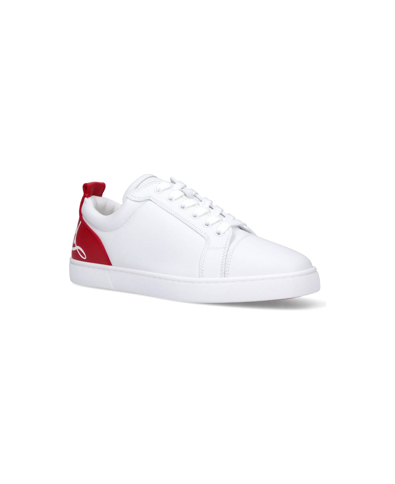 Christian Louboutin "fun Louis Junior" Low-top Sneakers - White