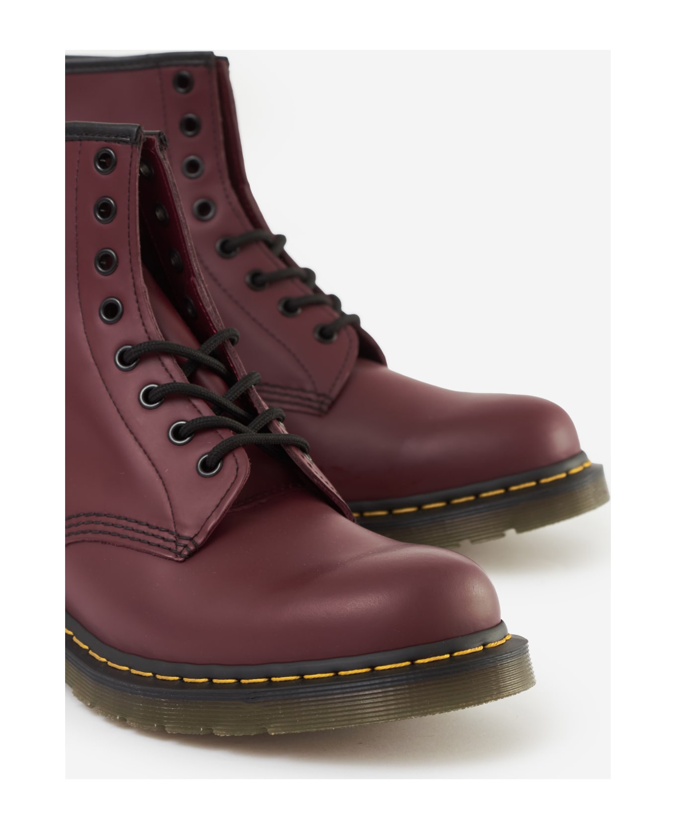 Dr. Martens 1460 Smooth Combat Boots - red name:458