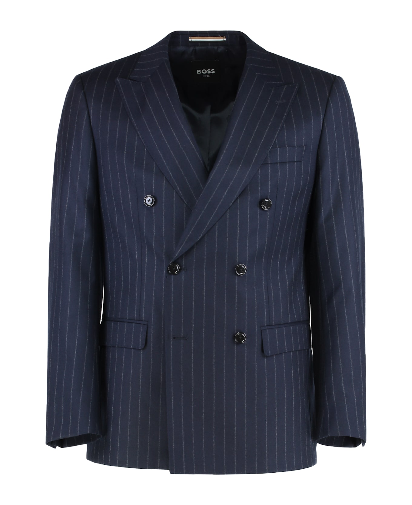 Hugo Boss I Wear A Slim Fit Two-piece Suit Made Of Virgin Wool. - blue