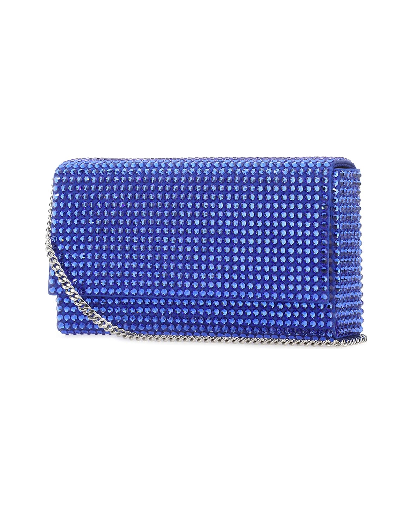 Amina Muaddi Clutch - BLUE