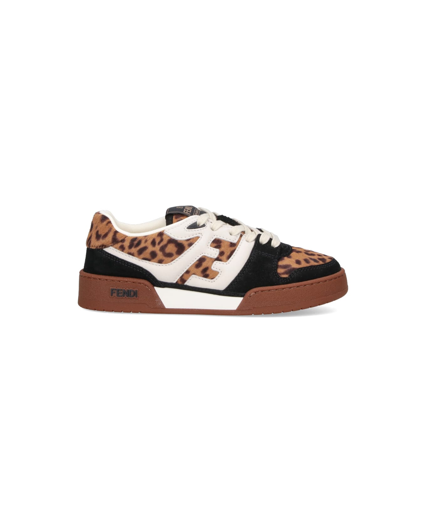 Fendi 
match
 Low-top Sneakers - BROWN
