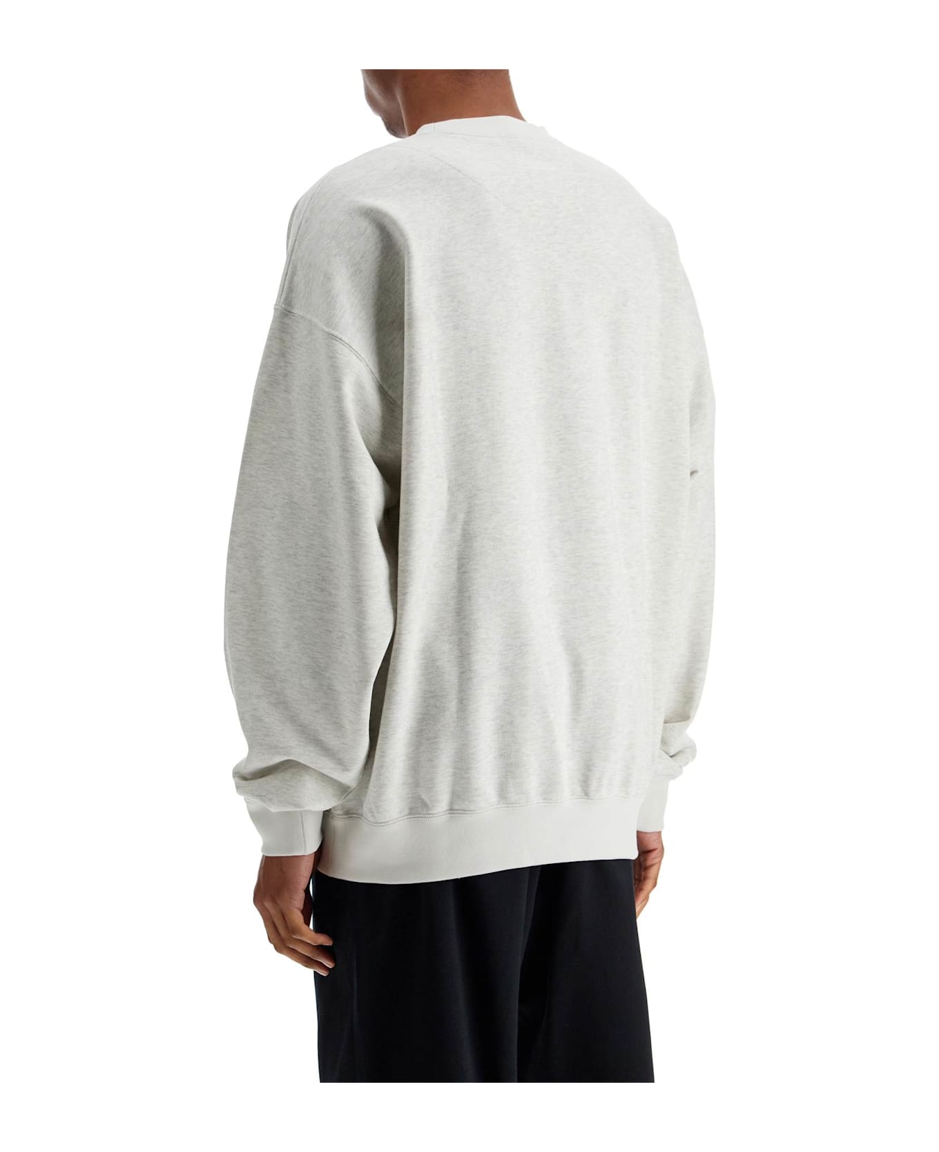 Y-3 Light Grey Soft Cotton And Polyester Sweatshirt - GREY (Grey)