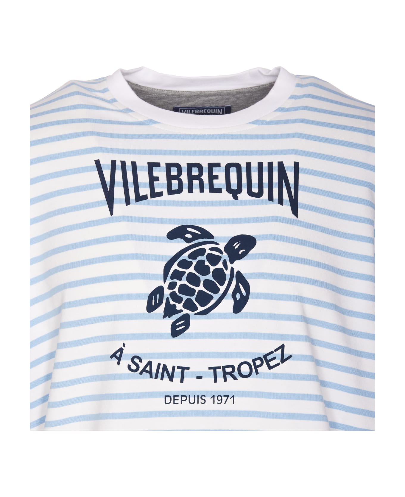 Vilebrequin Turtle Logo Longsleeves T-shirt - Blue