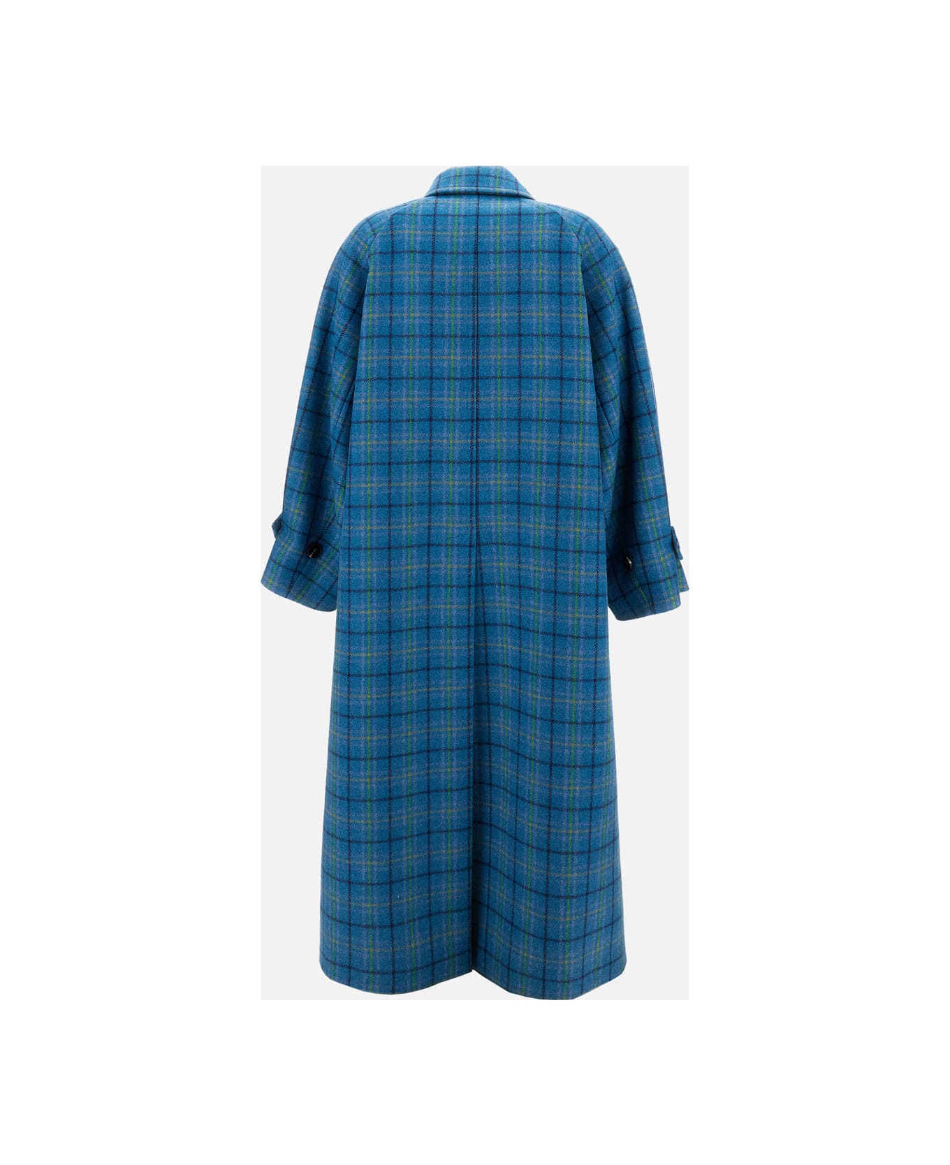 Alberto Biani Long Coat - Clear Blue