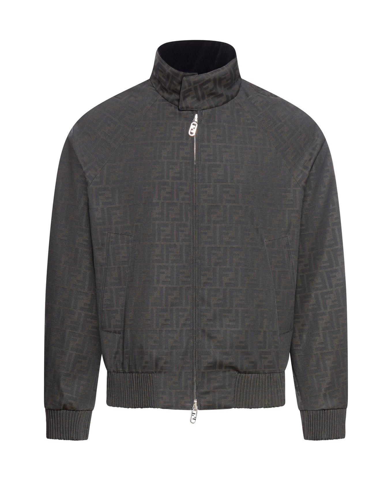 Fendi Technical Fabric Jacket - Brown