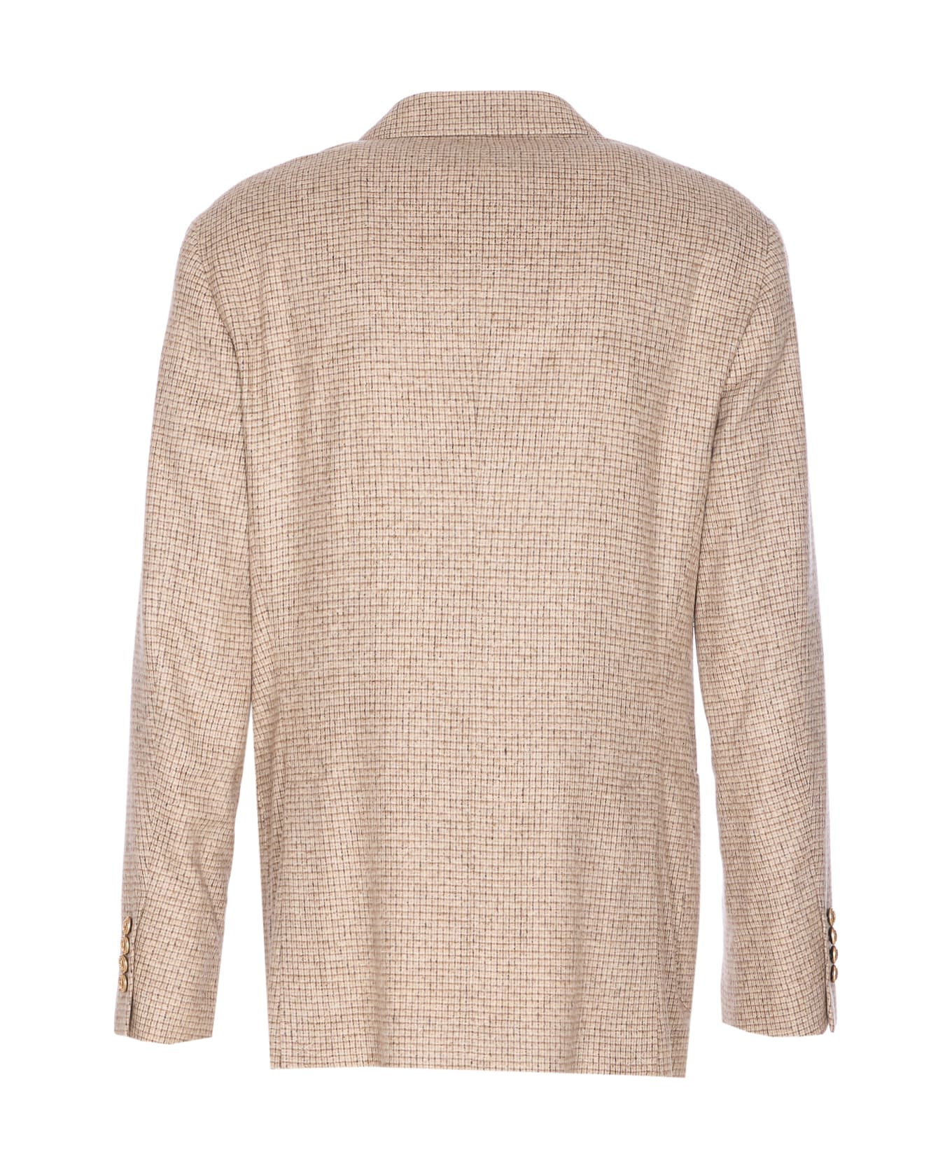 Brunello Cucinelli Double-breasted Blazer - Beige