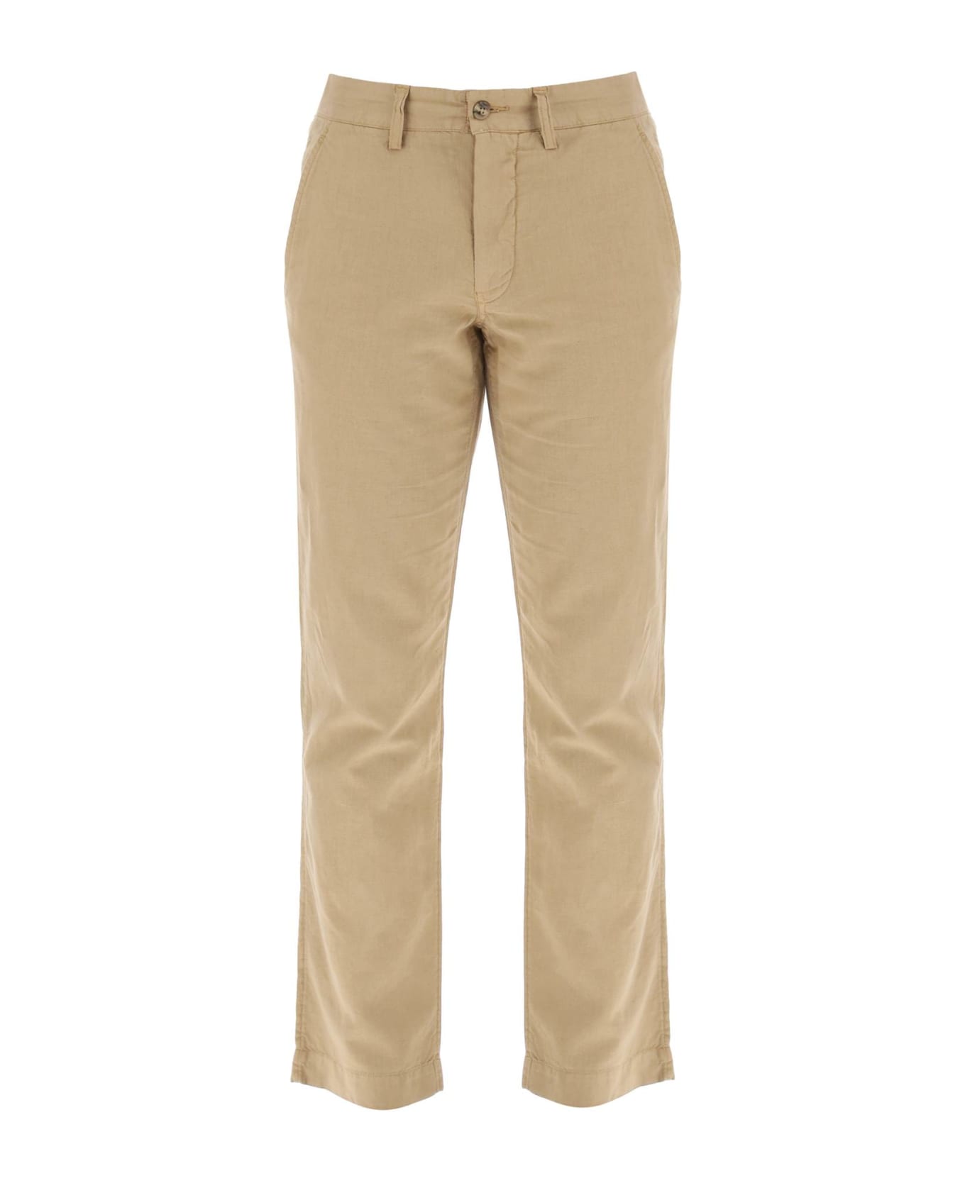 Polo Ralph Lauren Linen And Cotton Blend Pants For - CAFE TAN (Beige)