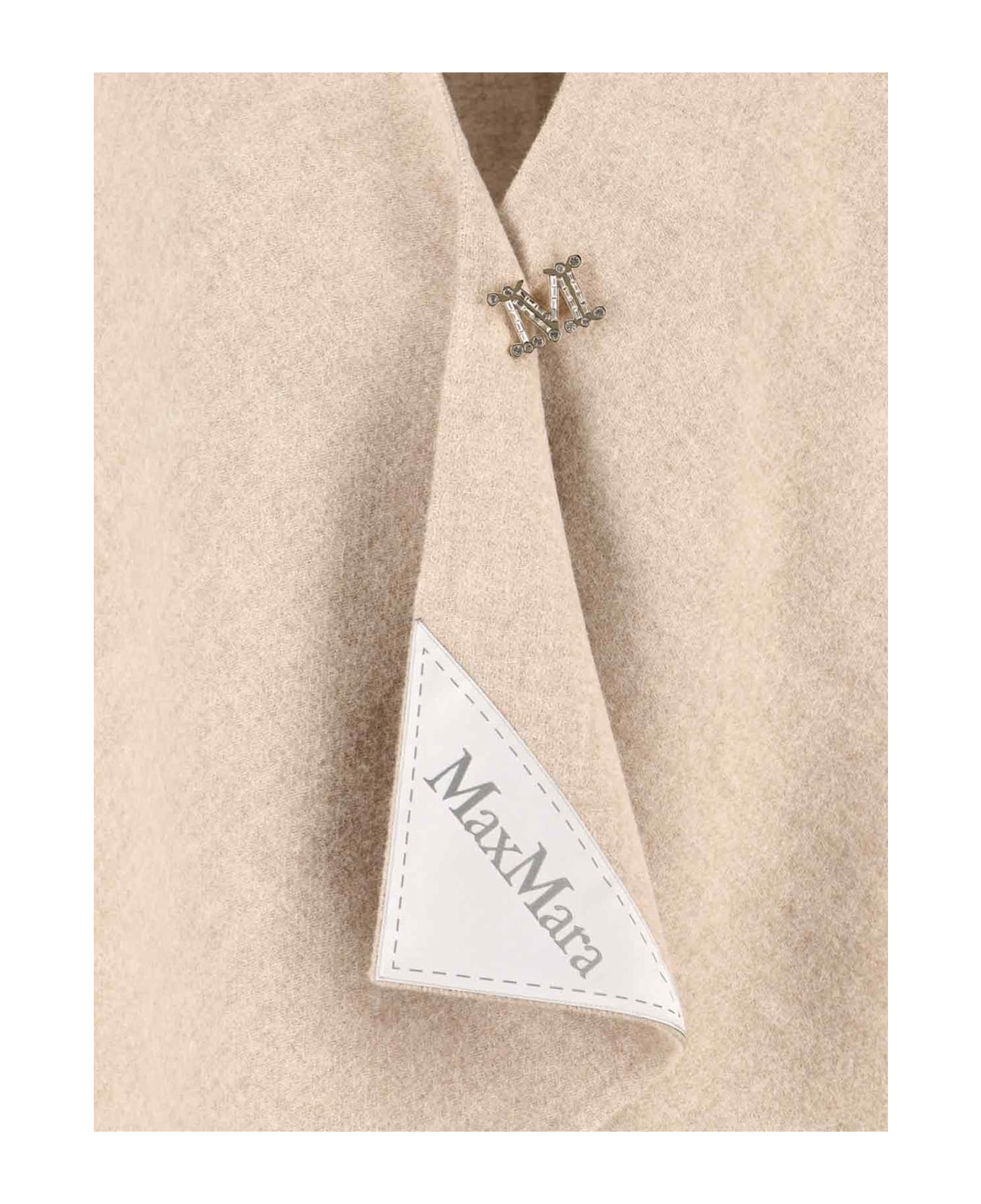 Max Mara Cape 
serra
 - Cream