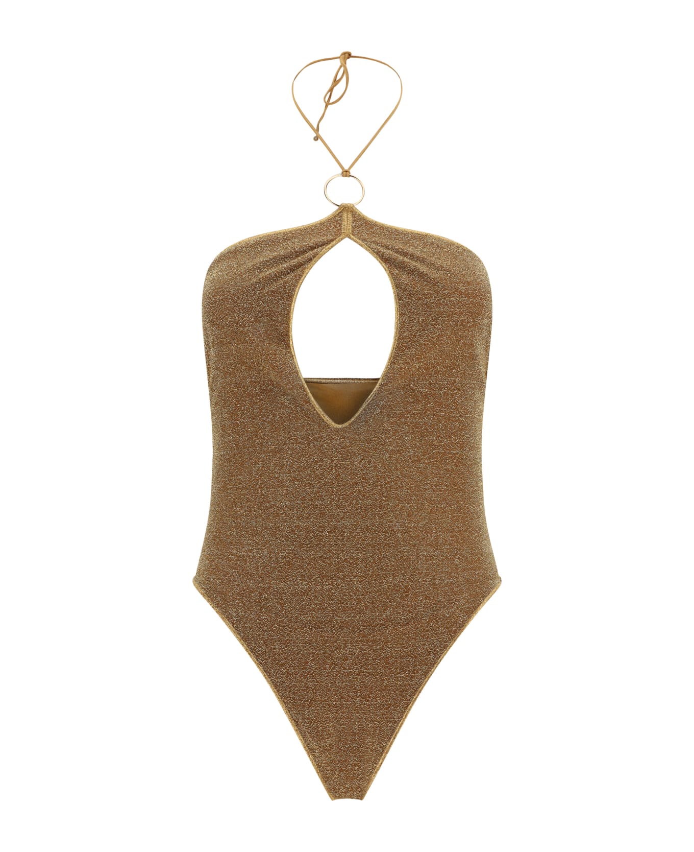 Oseree Lumiere Ring Maillot Swimsuit - Toffee 水着