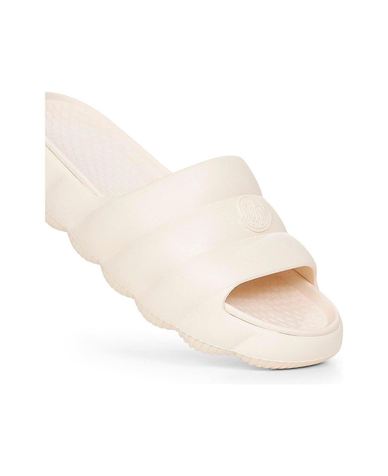 Moncler Lilo Quilted Sandals - WHITE