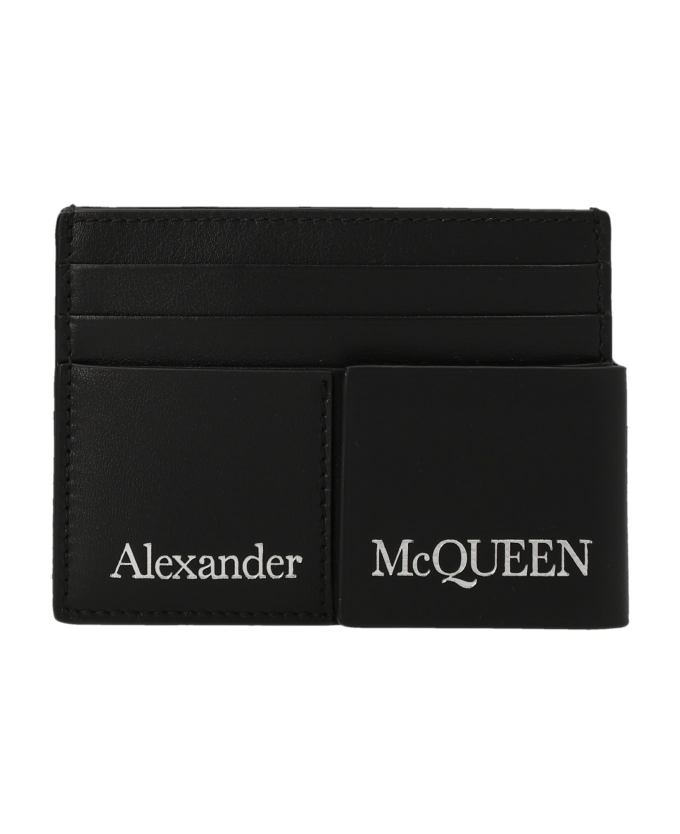Alexander McQueen Logo Card Holder - Black  