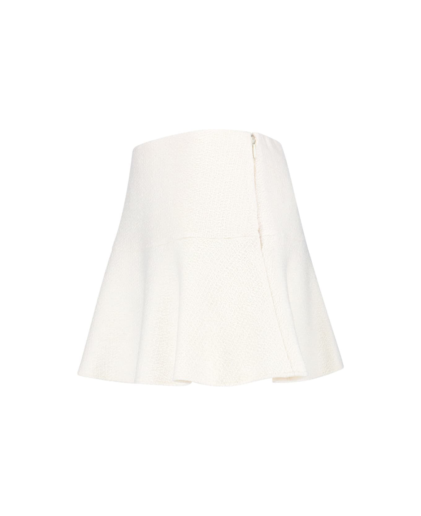 Gucci Tweed Midi Skirt - White