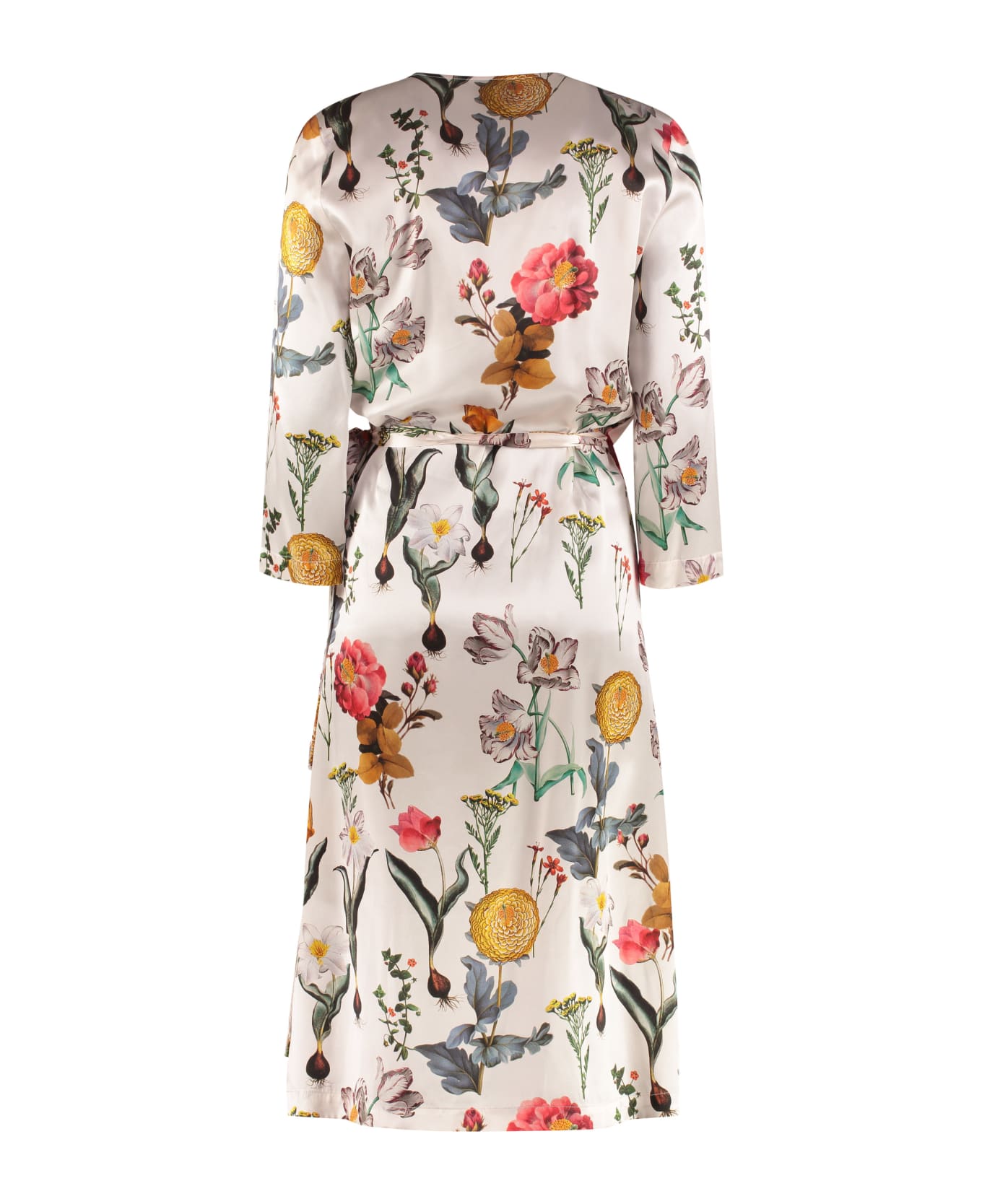 L'Autre Chose Printed Silk Dress | italist