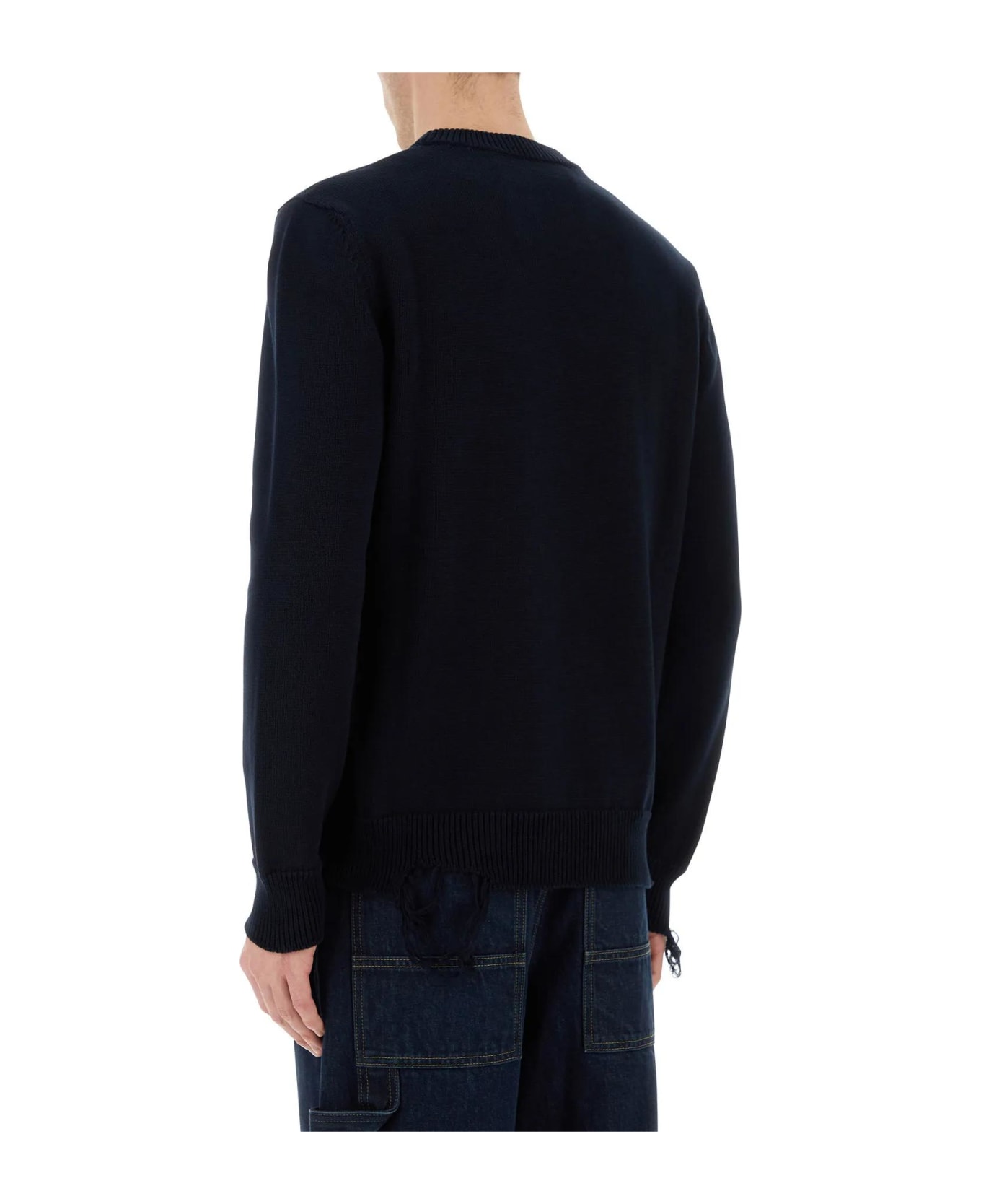 Givenchy Midnight Blue Jersey 4g Stars Sweater