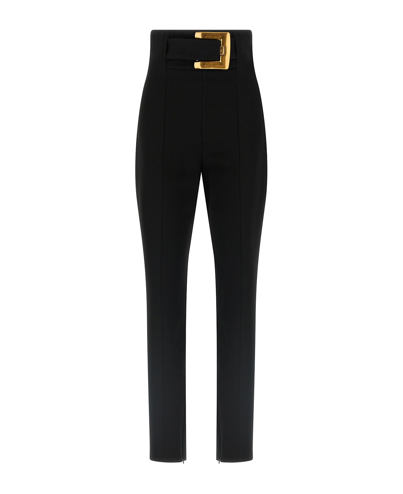 Balmain Belted Pants - Black  