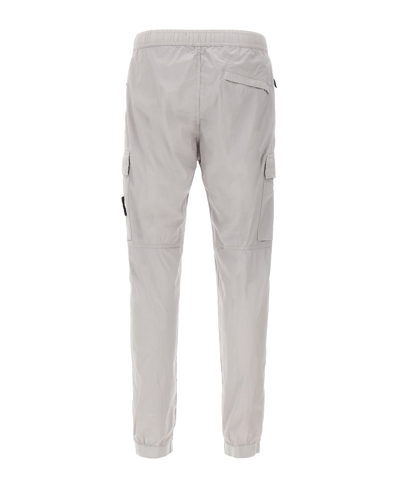 Stone Island Logo Patch Cargo Pants - Gray