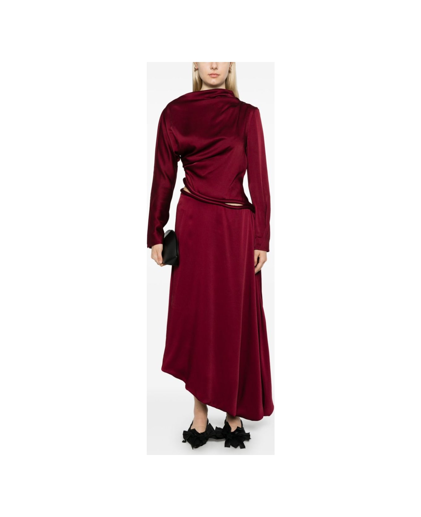 Victoria Beckham Midi Dress - Red