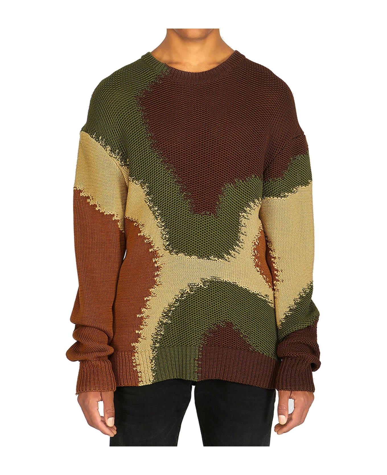 Dolce & Gabbana Cotton Sweater - Brown ニットウェア