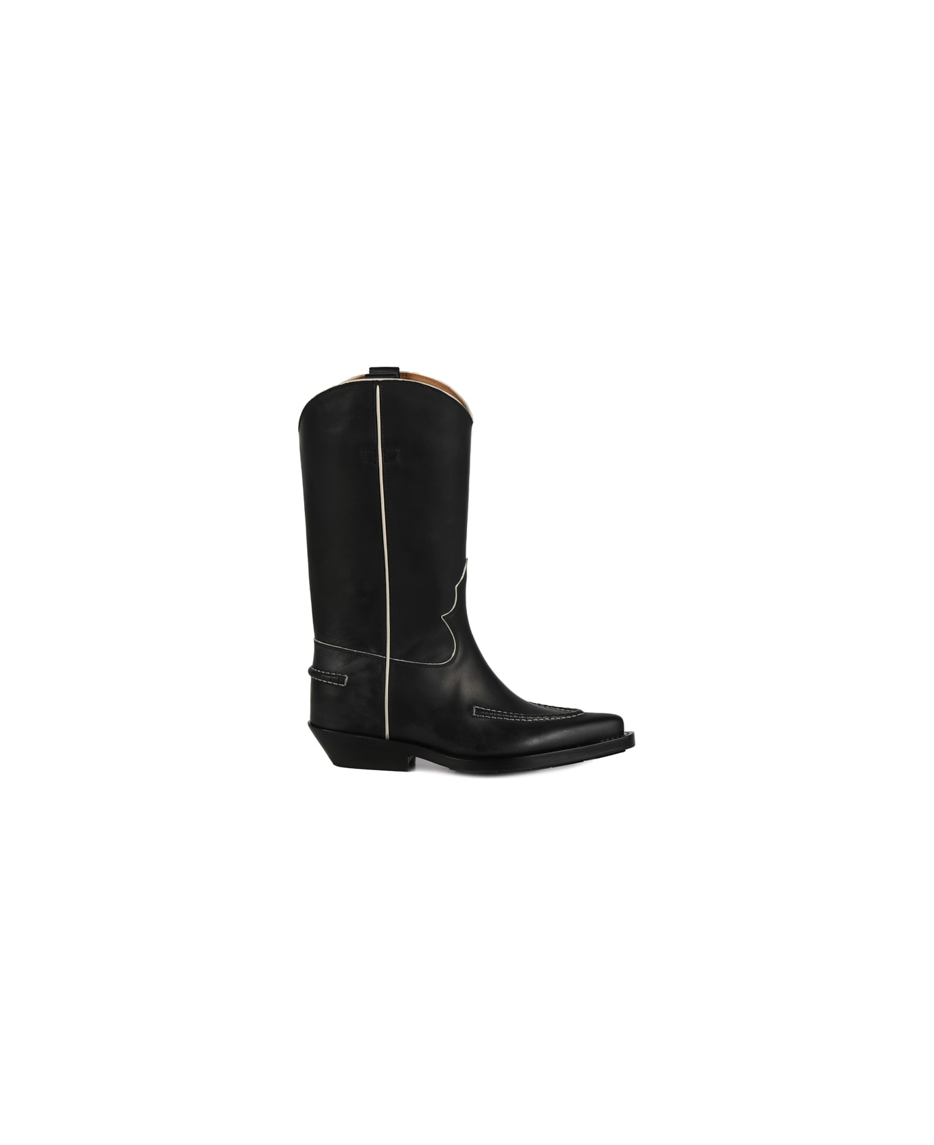 Chloé Nellie Texan Boots - Black