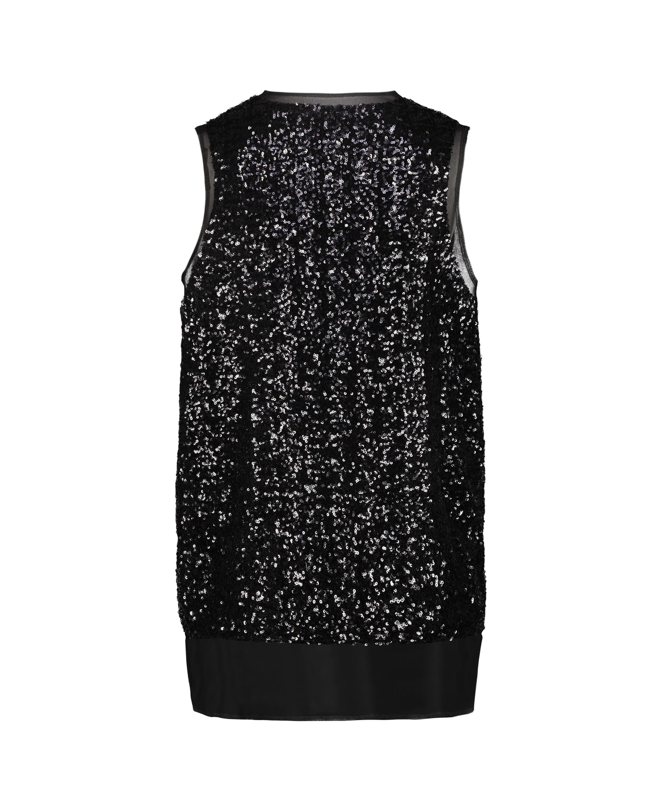 Comme des Garçons Micro Sequin Top - Black