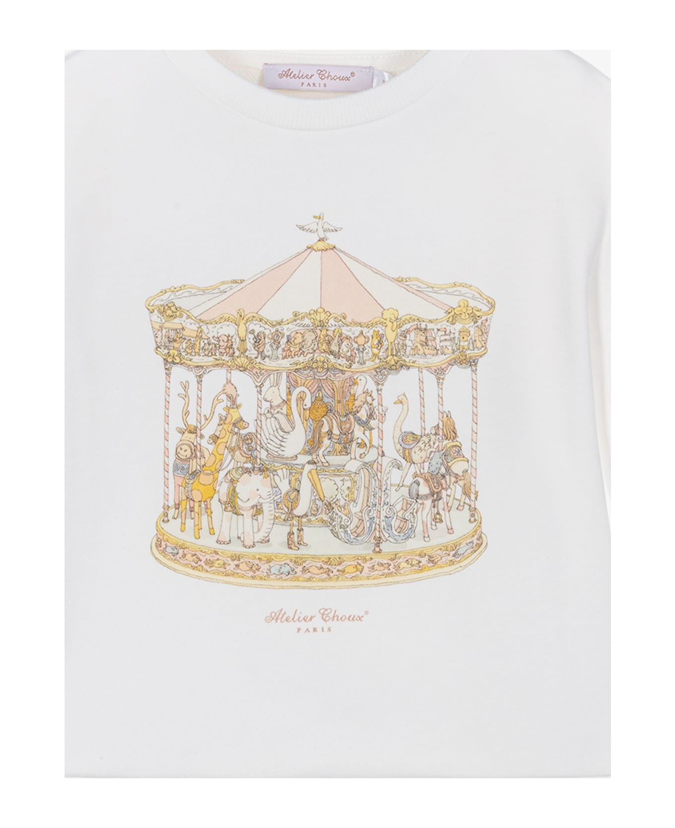 Atelier Choux Carousel Jumper - White