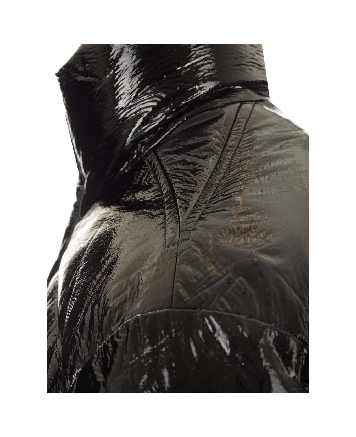 Courrèges Vinyl Puffer Jacket - Black