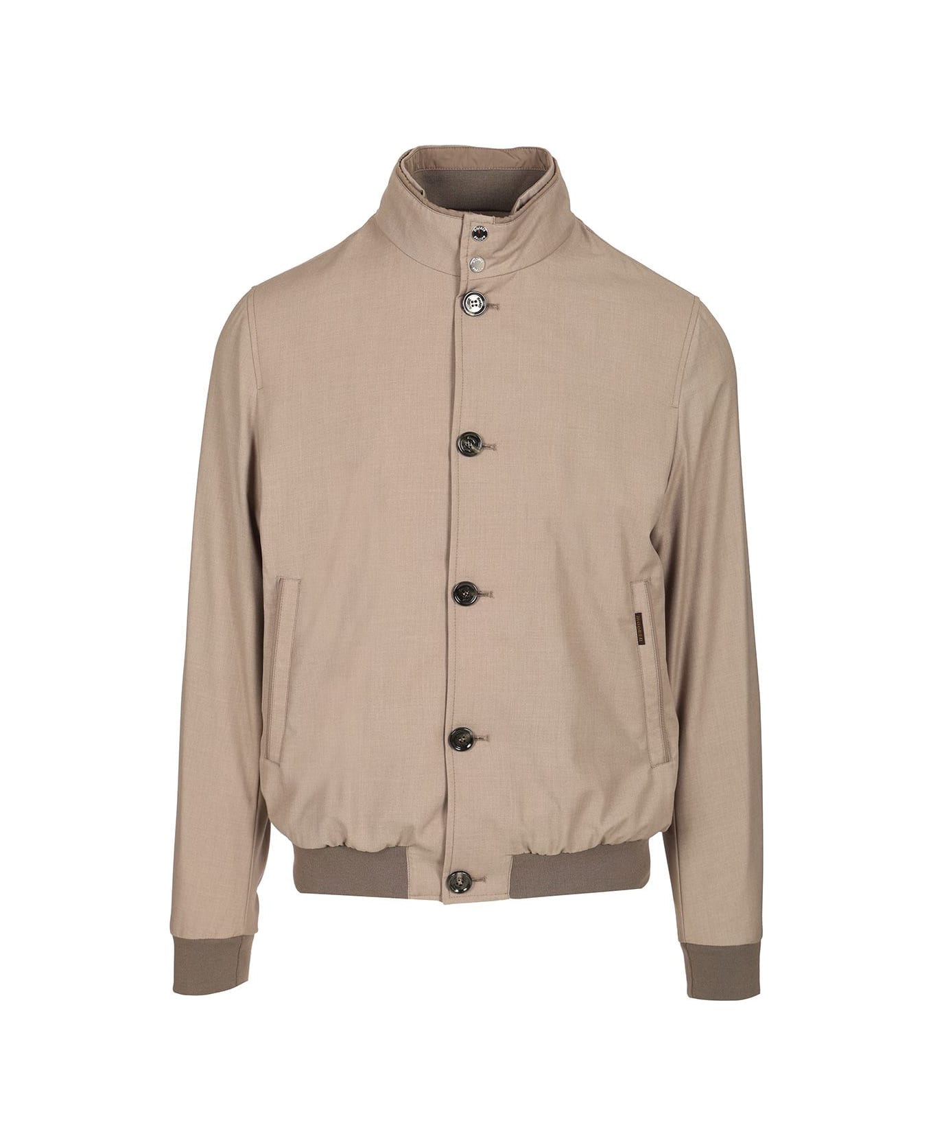 Moorer Bernie-pum Bomber Over Fit - Sabbia