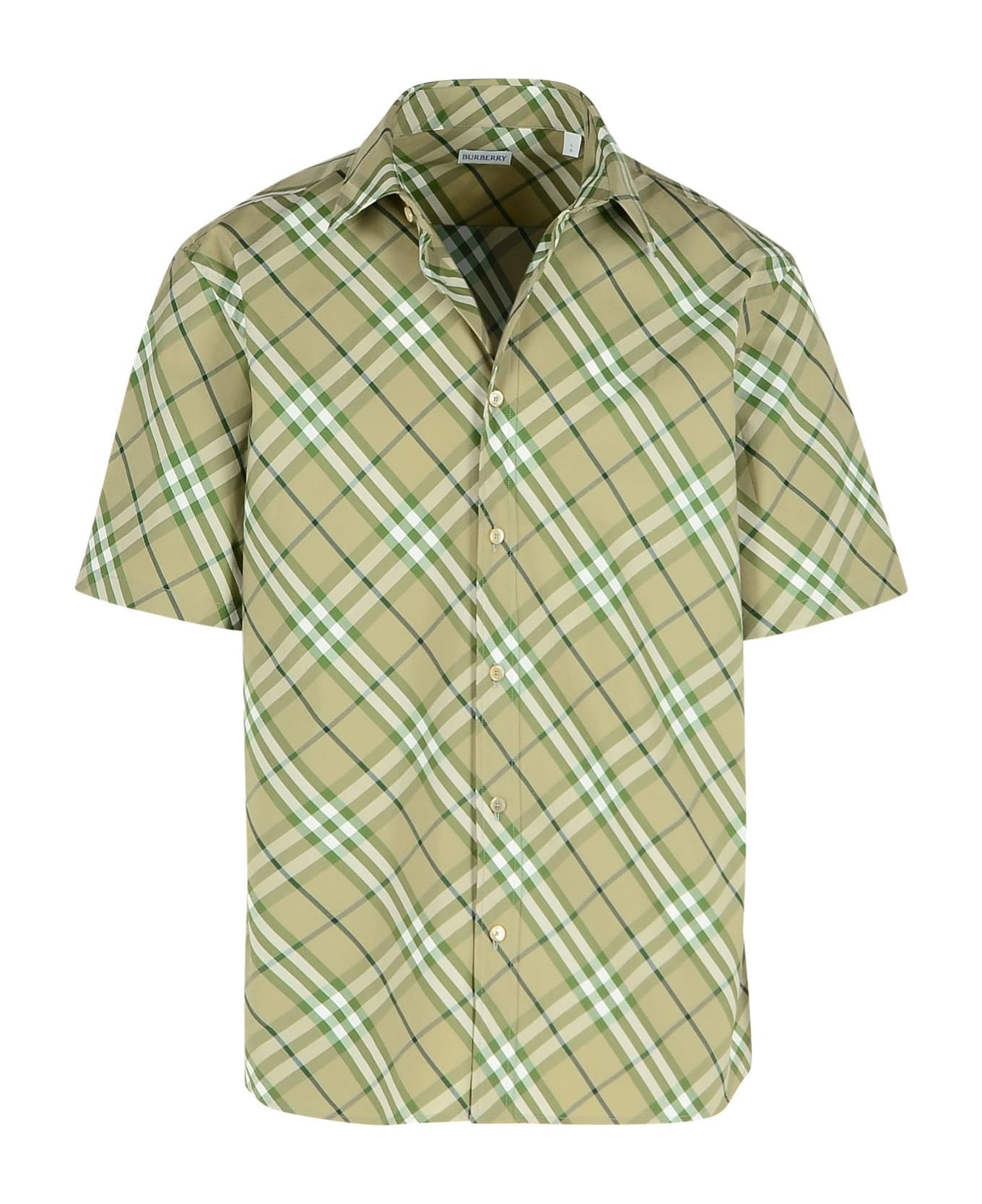 Burberry Green Cotton Shirt - Green